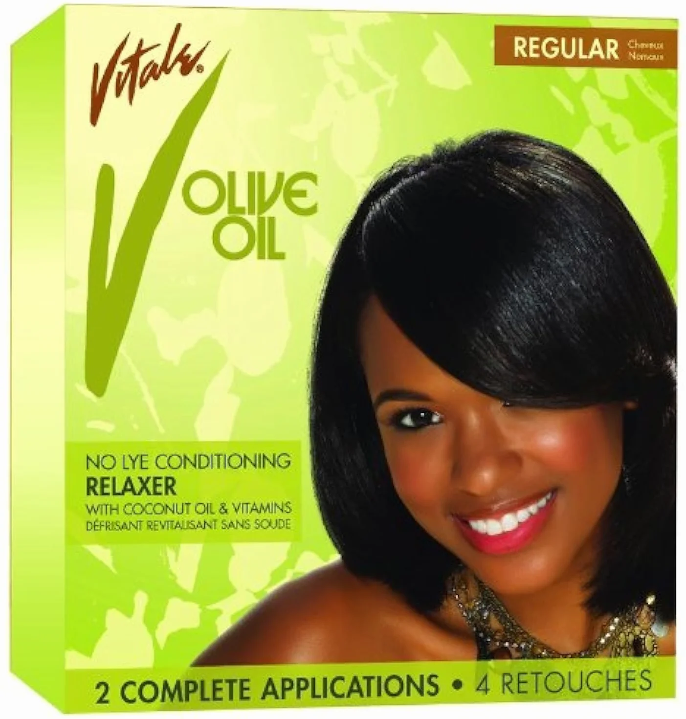 Vitale Olive Oil Relaxer Regular Kit 2-Count