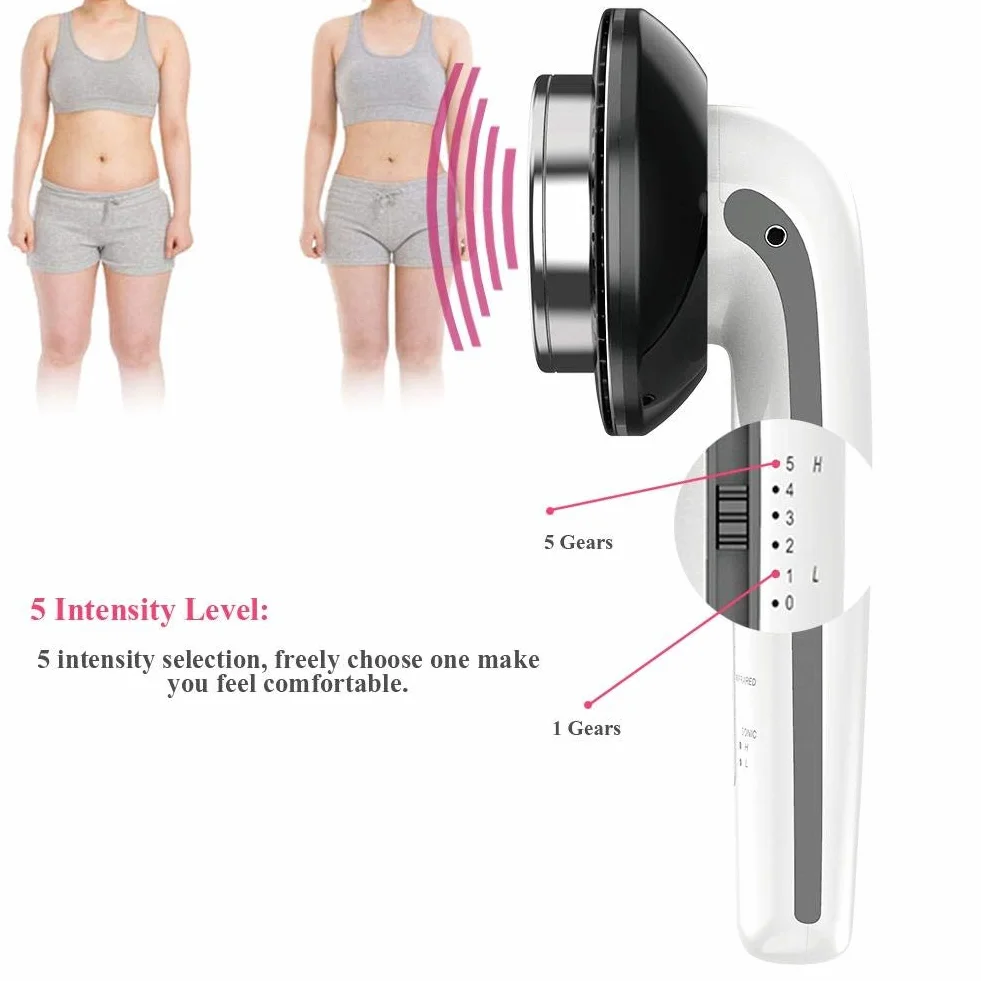 Masajeador facial y corporal EMS ultrasonido 3 en 1, Máquina de belleza para bajar de peso