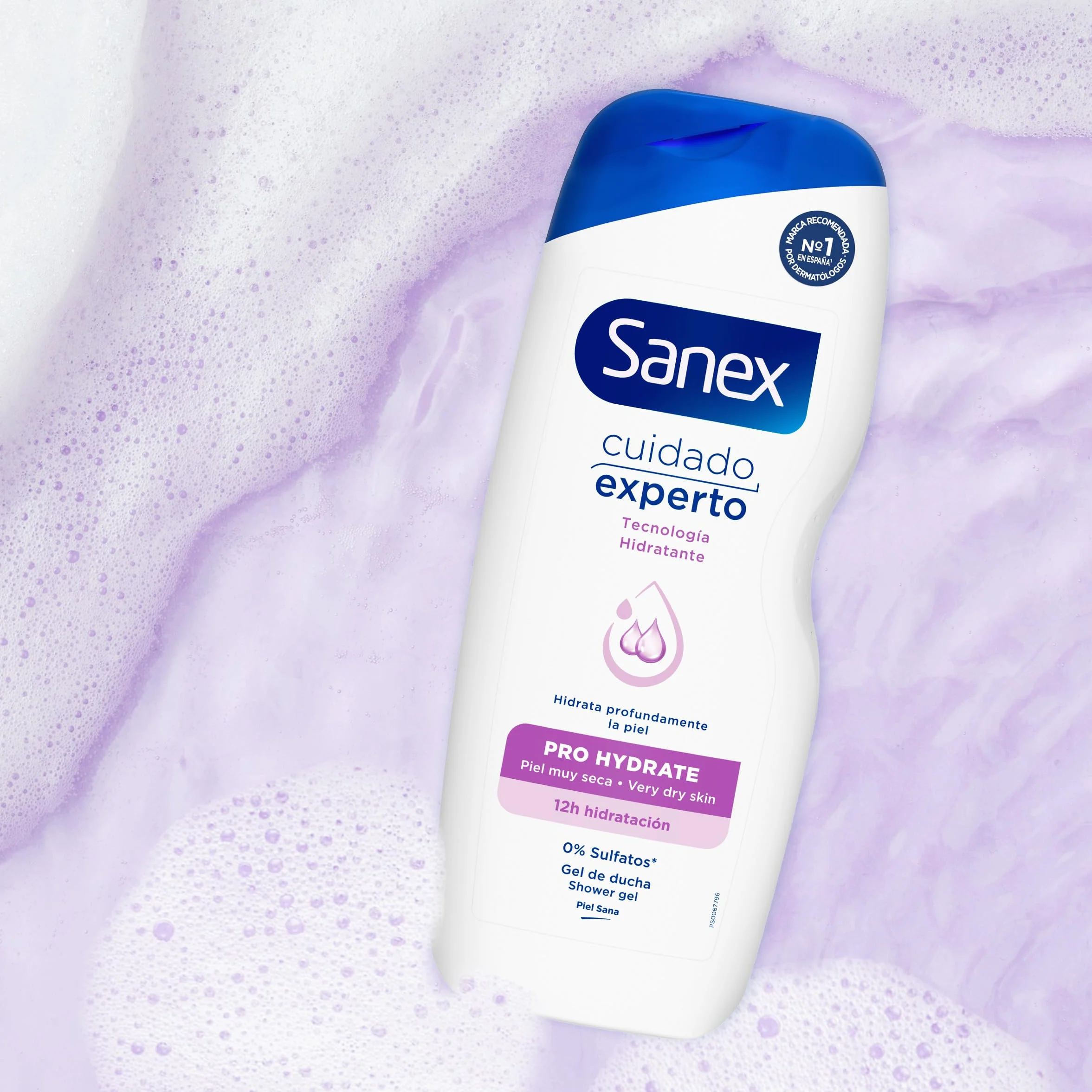 Sanex Cuidado Experto Pro Hydrate Gel de Ducha 600ml Pack 4 Uds
