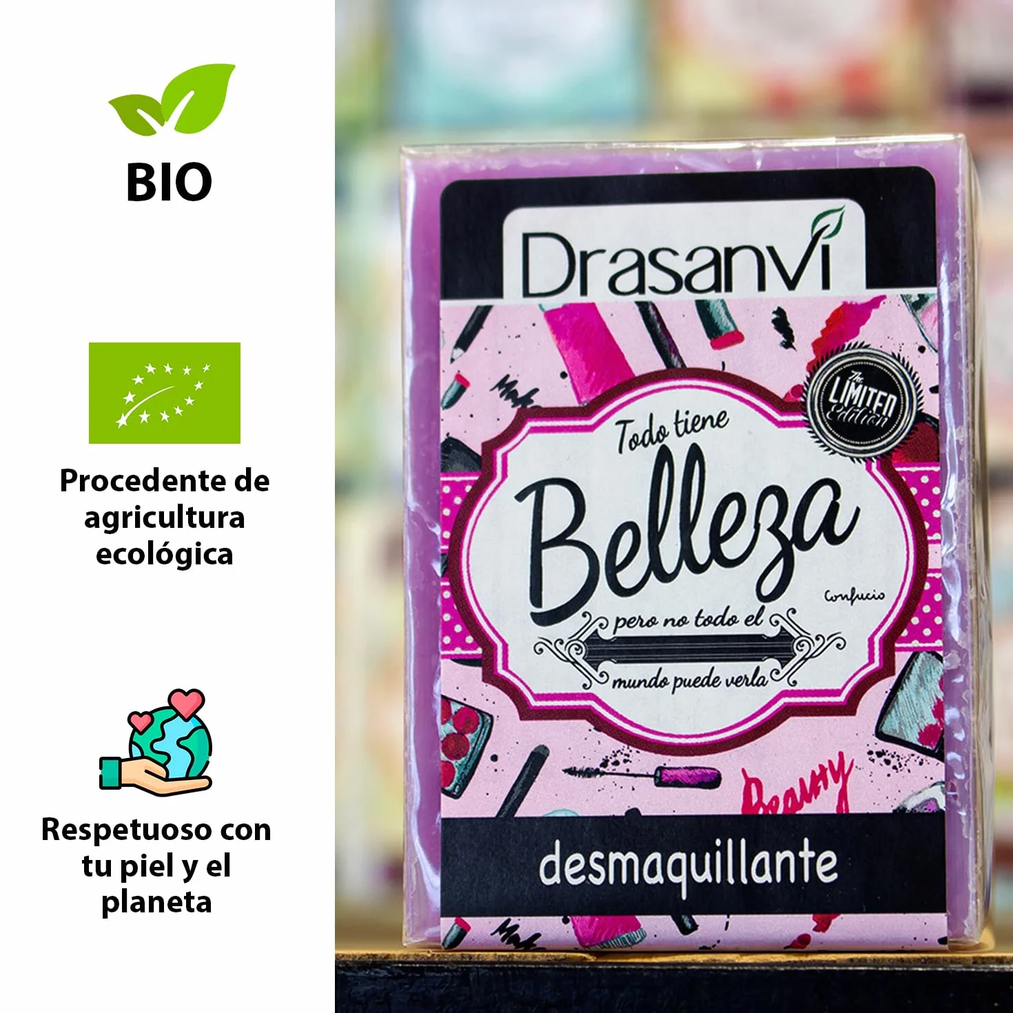 JABON DESMAQUILLANTE 100G DRASANVI