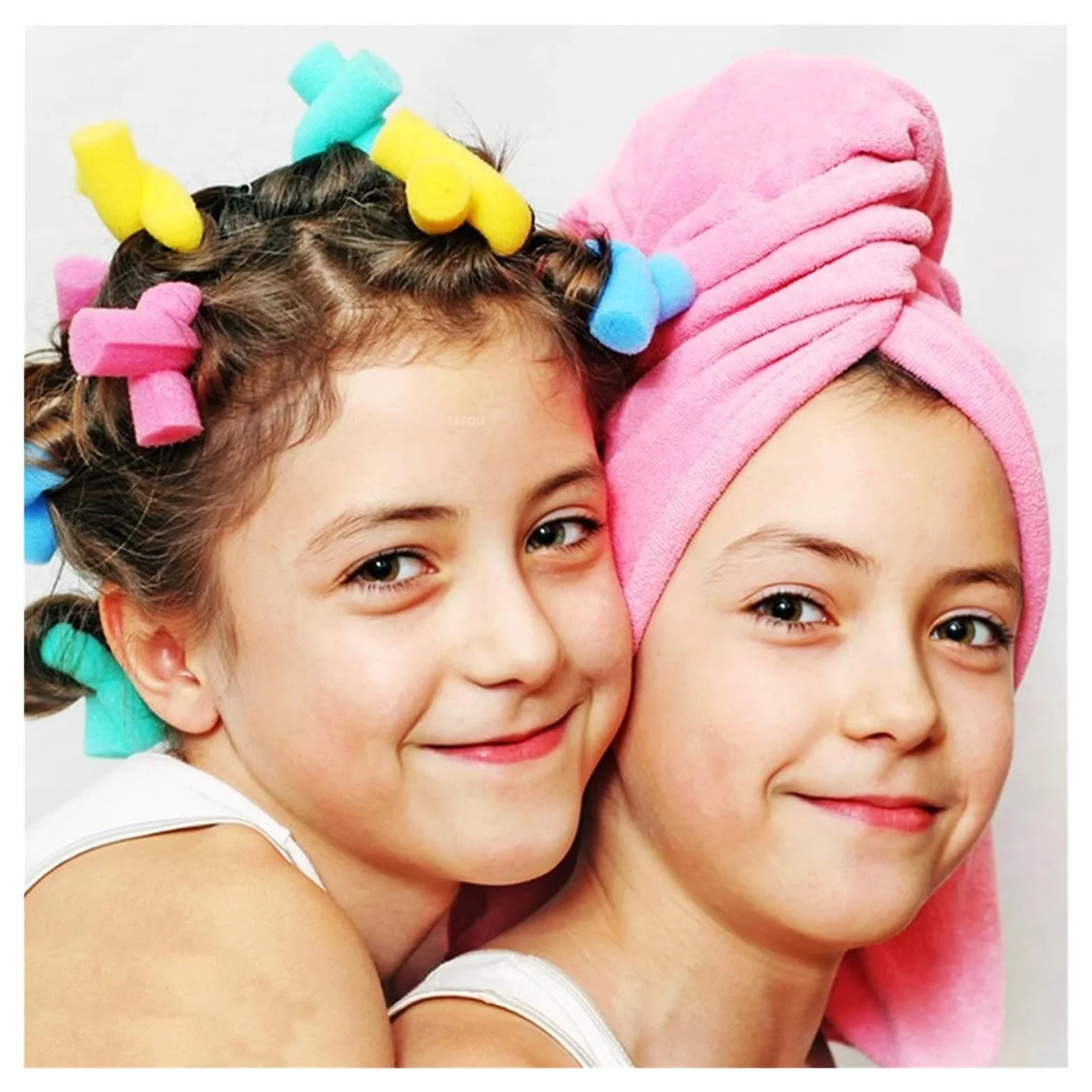 Gorro de Ducha Triangular con Toalla for el Cabello Microfibra | Pink(20pcs)