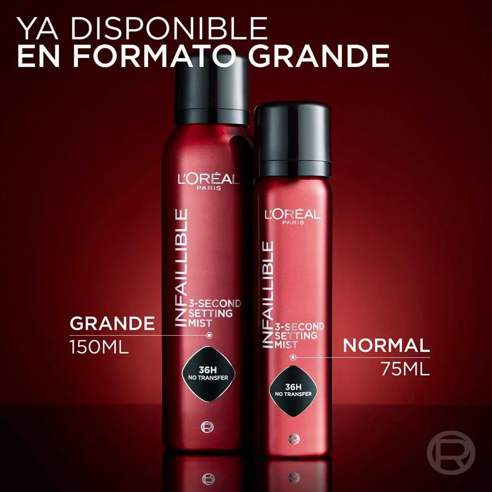 L'Oréal Paris Spray Fijador de Maquillaje Infaillible 36h 75 ml