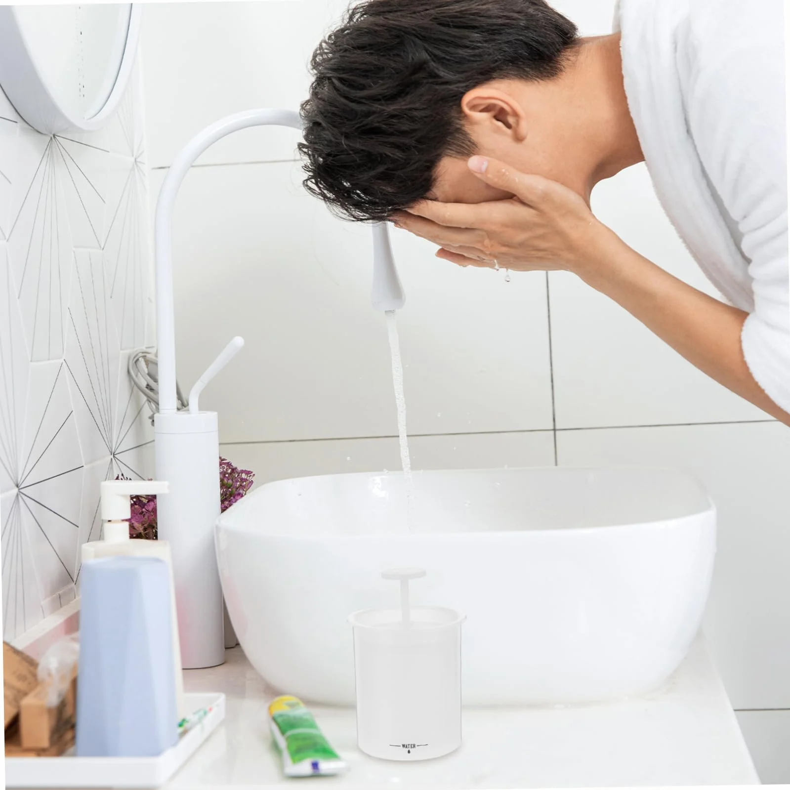 FOMIYES Generador de Espuma Facial 2 Piezas Tamaño Compacto Ahorro de Jabón