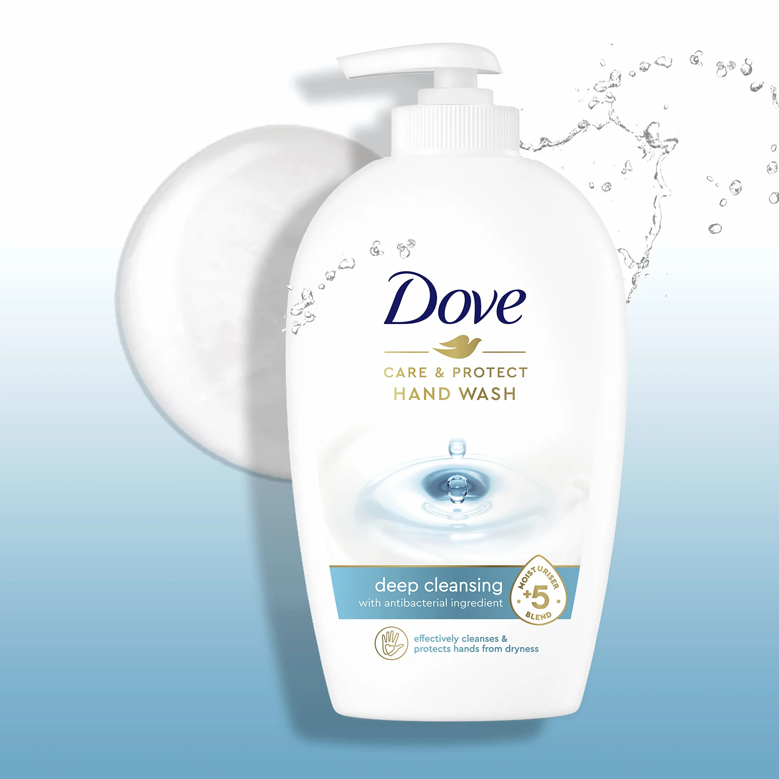 Dove Jabón Líquido de Manos Antibacteriano 5 Hidratantes Pack 6 x 250 ml