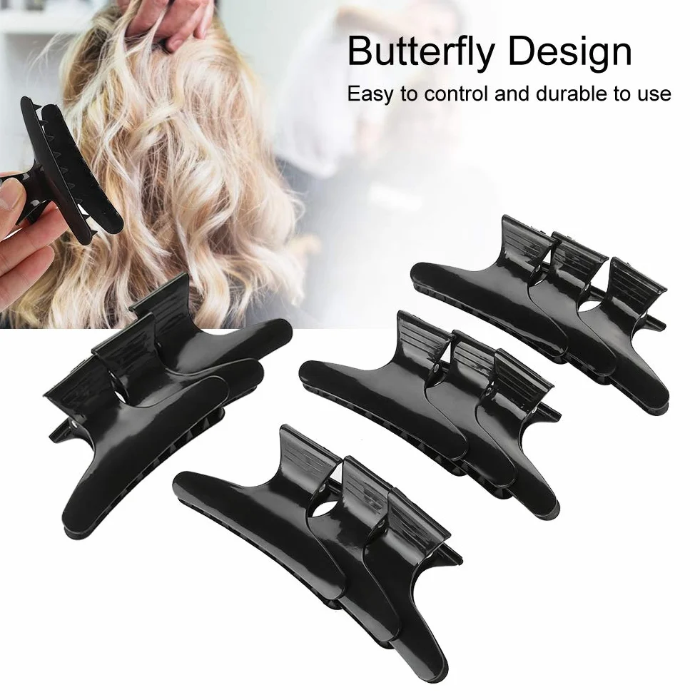 12 Piezas Pinzas Pelo Mujer, Pinzas para el Pelo, Mariposa, Salón, Peluquería