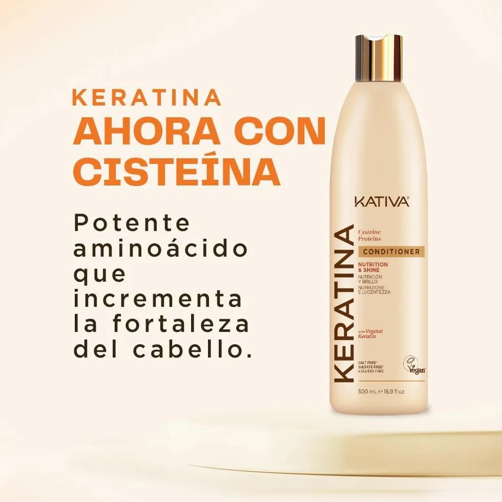 KATIVA KERATINA CYSTEIN PROT DEEP TREATMENT 300mL Tratamiento intensivo reparador capilar