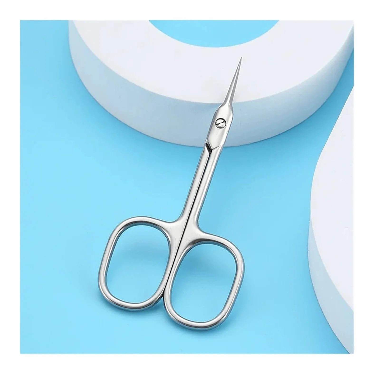 Tijeras de Acero Inoxidable for cutículas, removedor de Piel Muerta, Cortador de cutículas for uñas, cortacutículas Profesional, Suministros de manicura