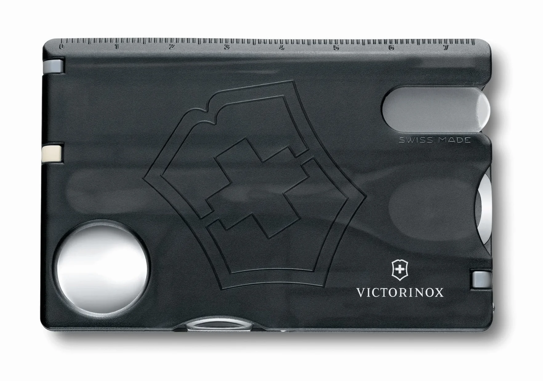 VICTORINOX Navaja suiza de bolsillo Swiss Card Lite, Swiss Card Lite, 13 funciones, multiherramienta con hoja en punta, destornillador 5 mm, tijeras