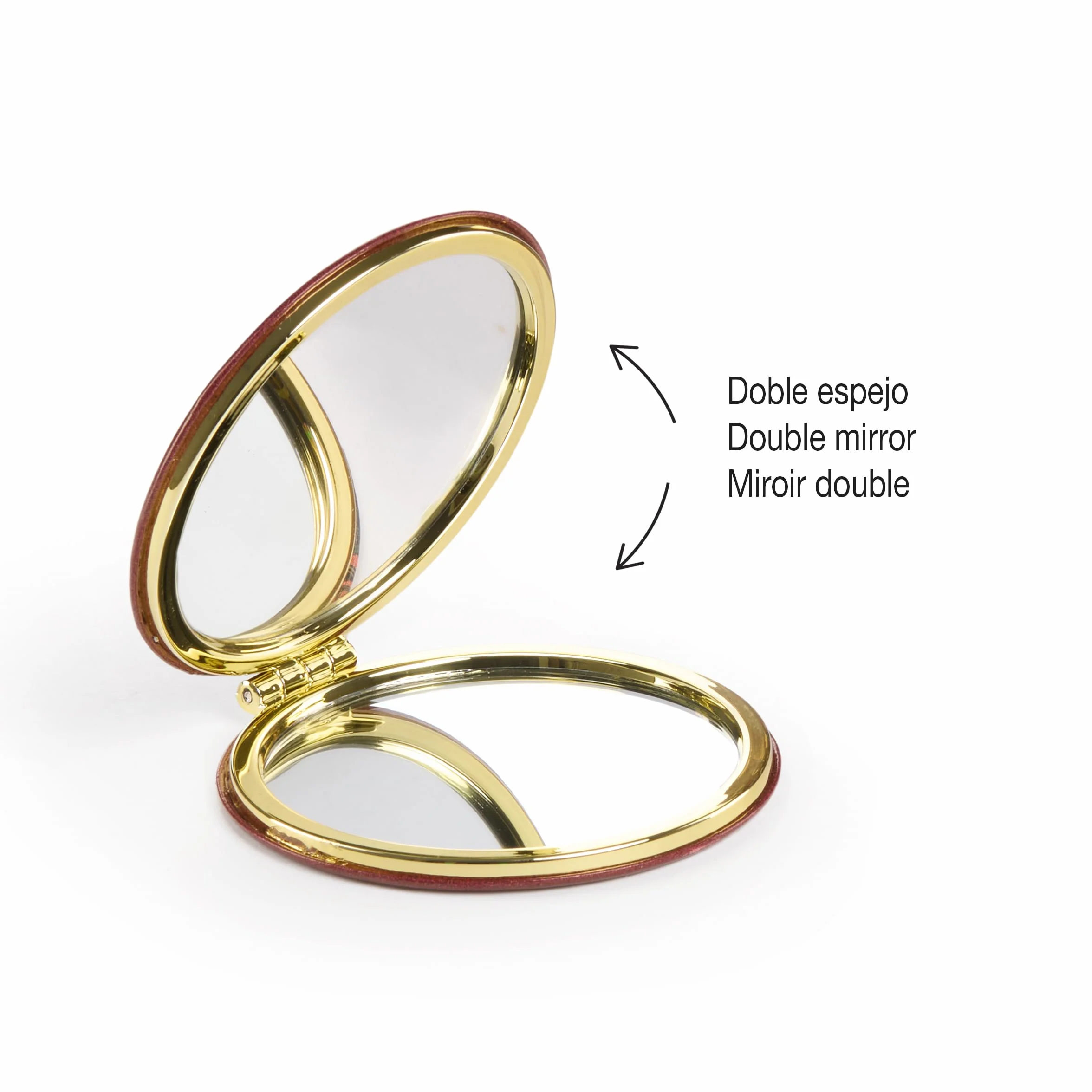 Miquelrius Espejo de bolsillo doble cara 80 x 80 mm