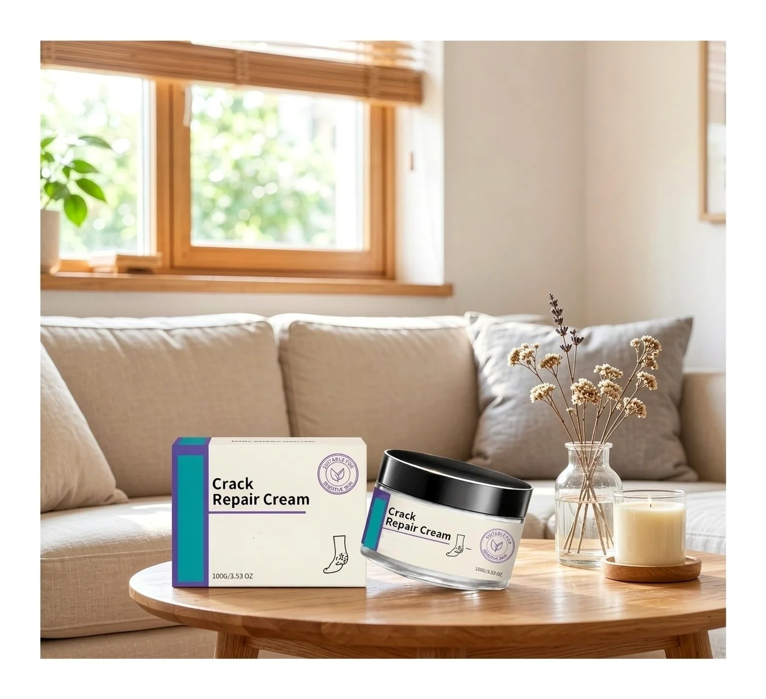 Crema Hidratante Manos Y Pies 100g | Hidratante, hidratante, confortable y delicado.(2pcs)