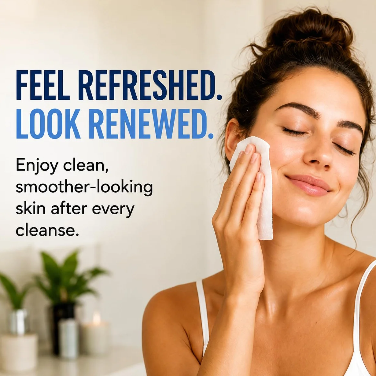 Global Beauty Care- Toallitas limpiadoras de tela, paquete de 4, 120 unidades (retinol)