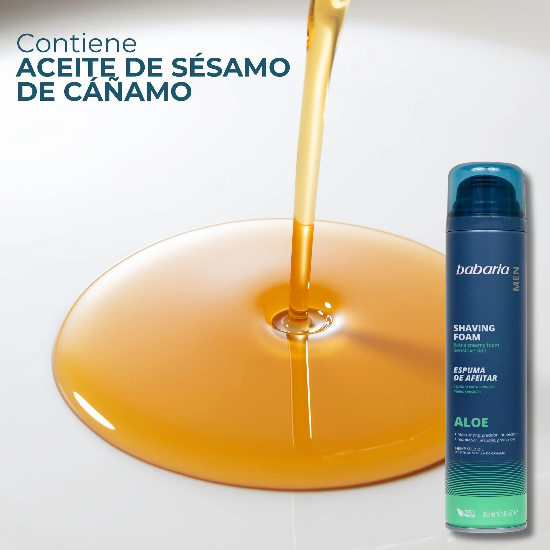 Babaria Espuma De Afeitar Con Aloe Pieles Sensibles 300 Ml