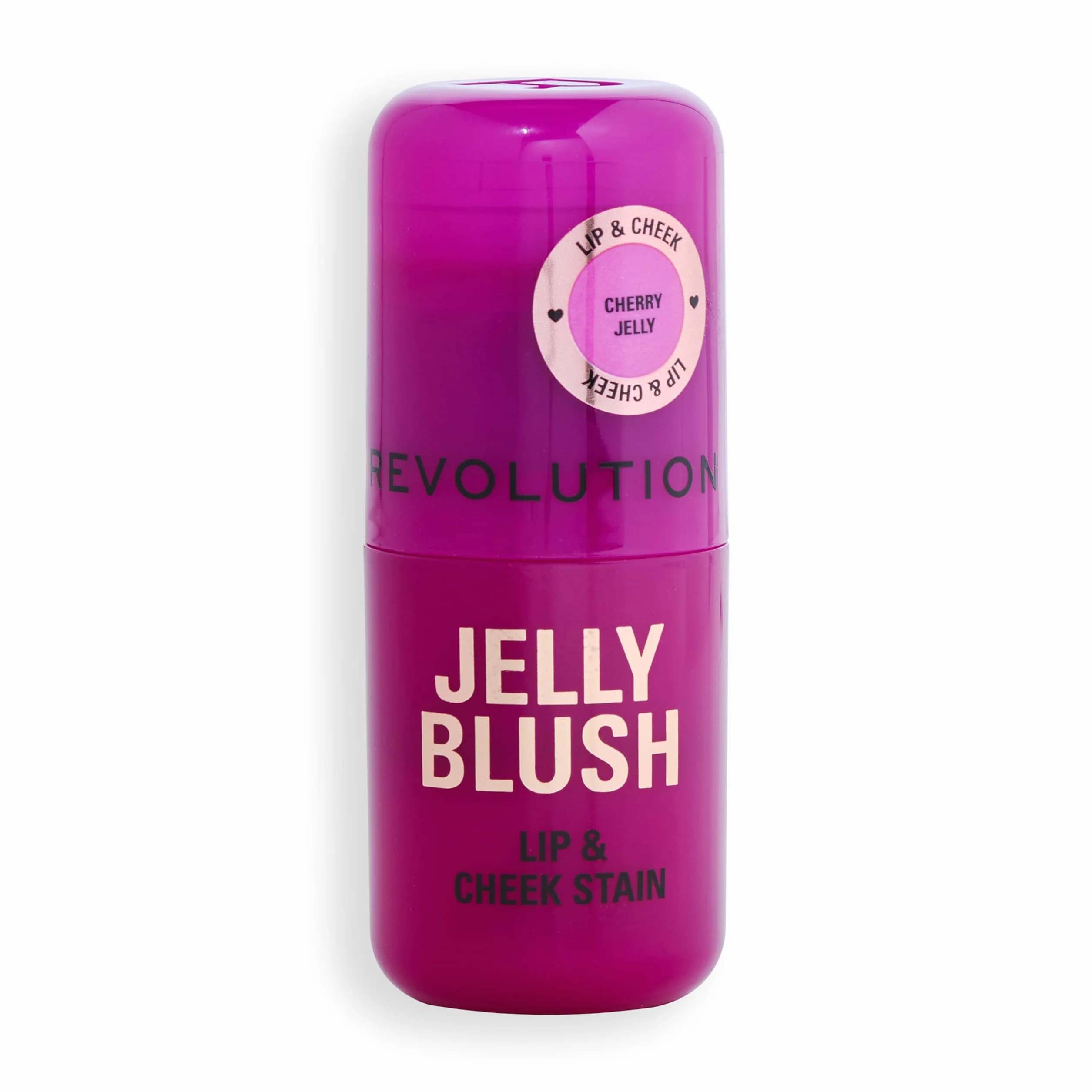 Revolution Beauty Jelly Blush Stick Labios & Mejillas Larga Duración Rojo Cereza