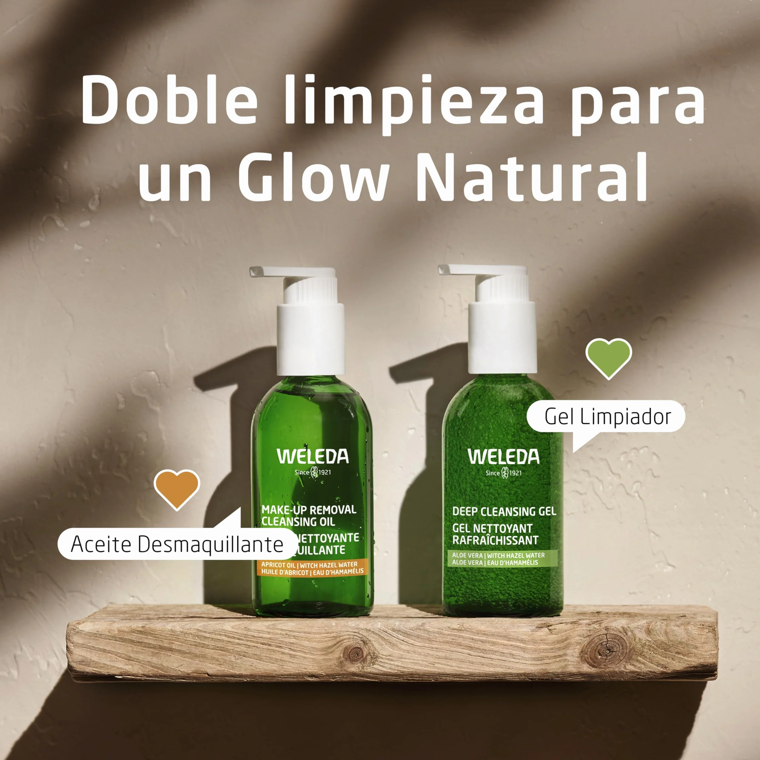 Weleda Aceite Limpiador Desmaquillante 150 ml para Rostro y Ojos