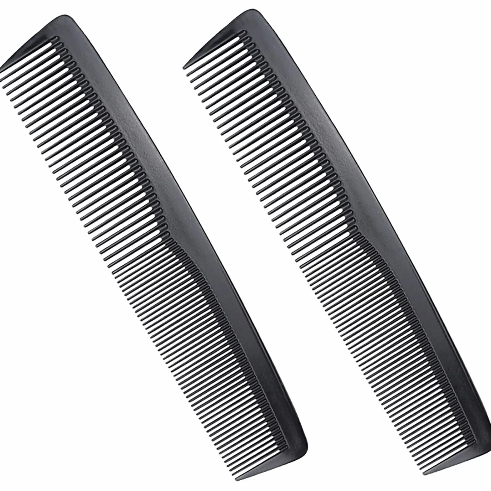 Peines de Pelo Antiestático Fibra de Carbono 18.7cm Peine Peluqueria 2 Piezas