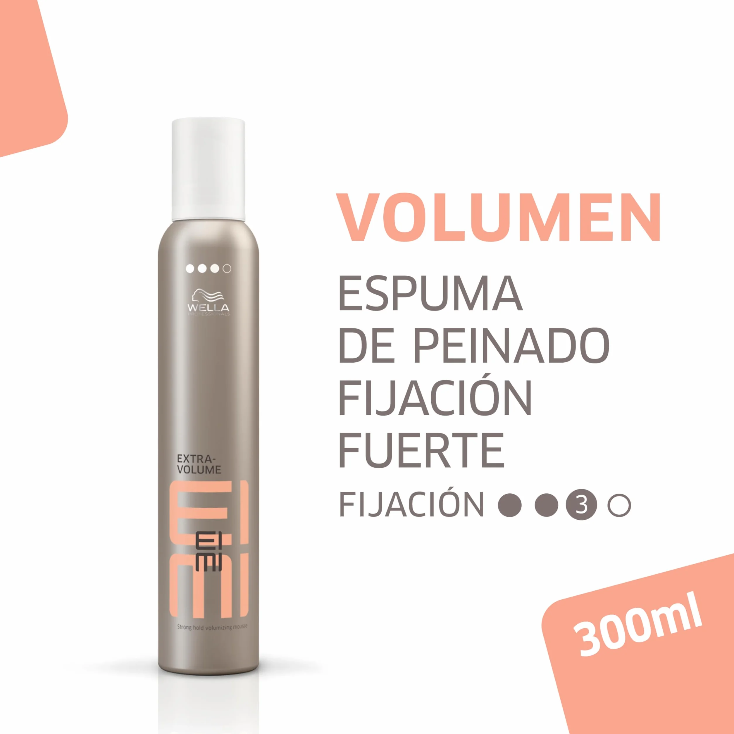 Wella Professionals EIMI Espuma Fijadora Volumizante Fuerte Extra-Volume