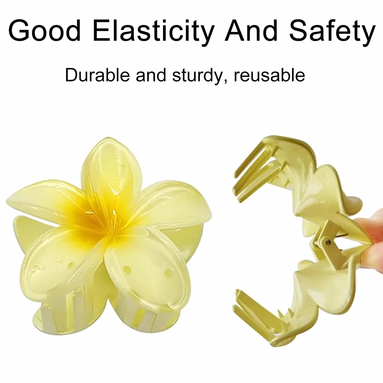 Pinzas para el Pelo con Diseño de Flor, Clips de Pelo de Flores para Mujeres, Boda