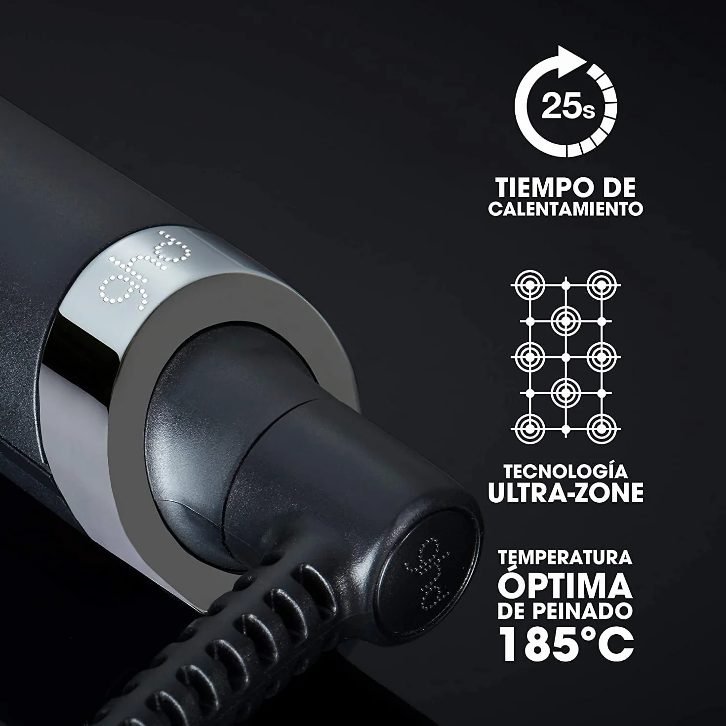 ghd curve soft curl - Tenacilla profesional con barril de 32mm, ultra-zone