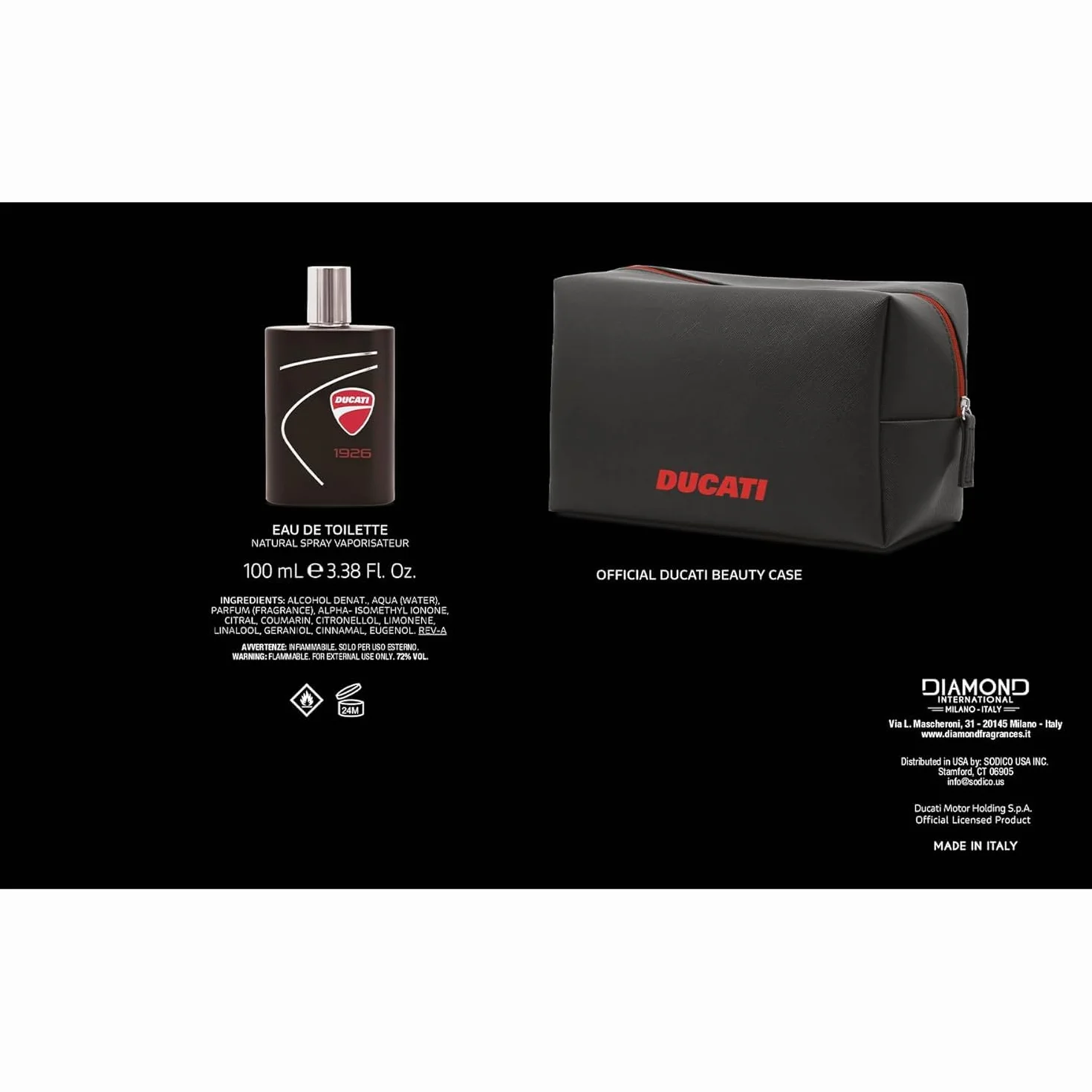 Ducati Caja de regalo perfume 100 ml Beauty Case