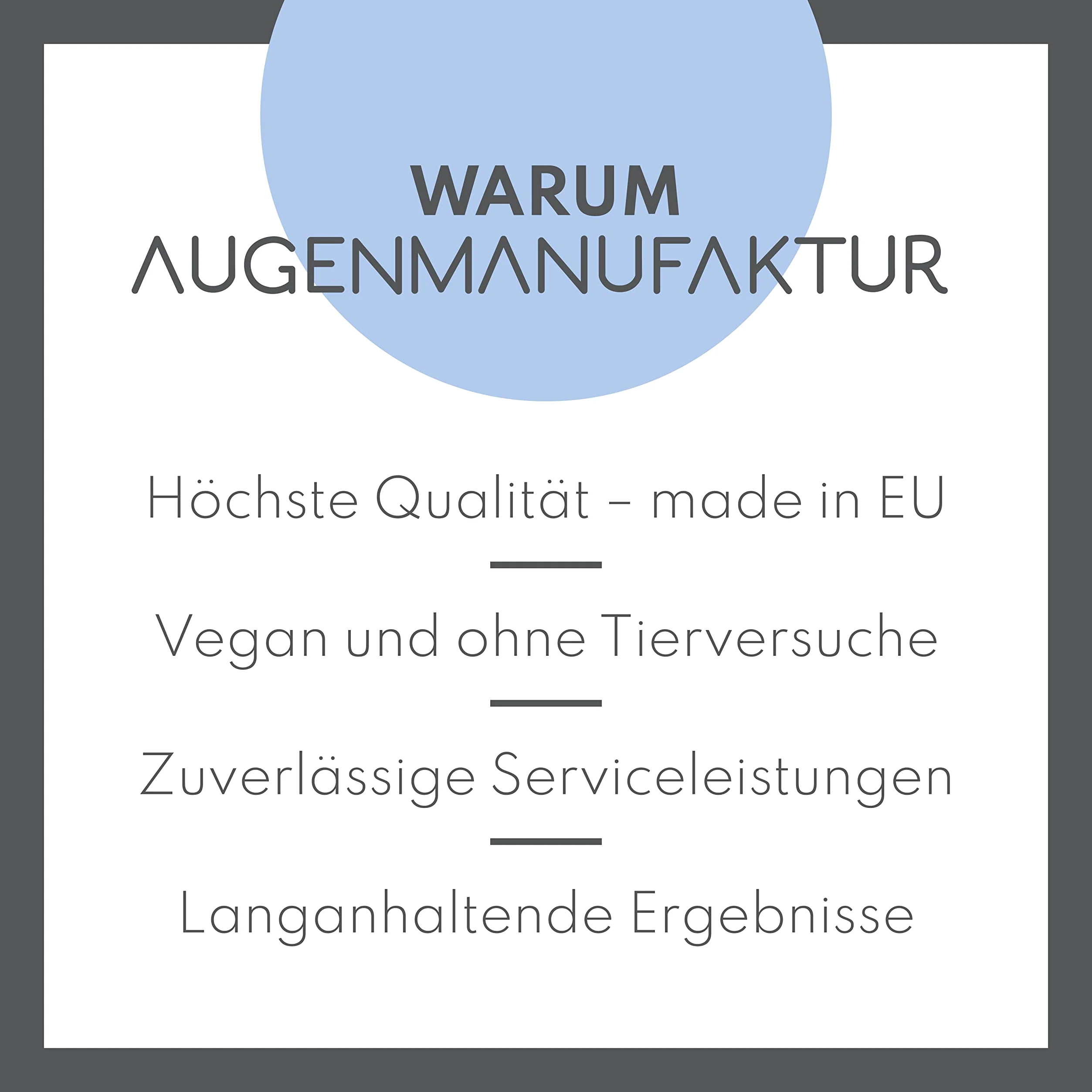 Augenmanufaktur Kit de recarga de pestañas de levantamiento de pestañas: profesional para pestañas naturales largas y voluminosas