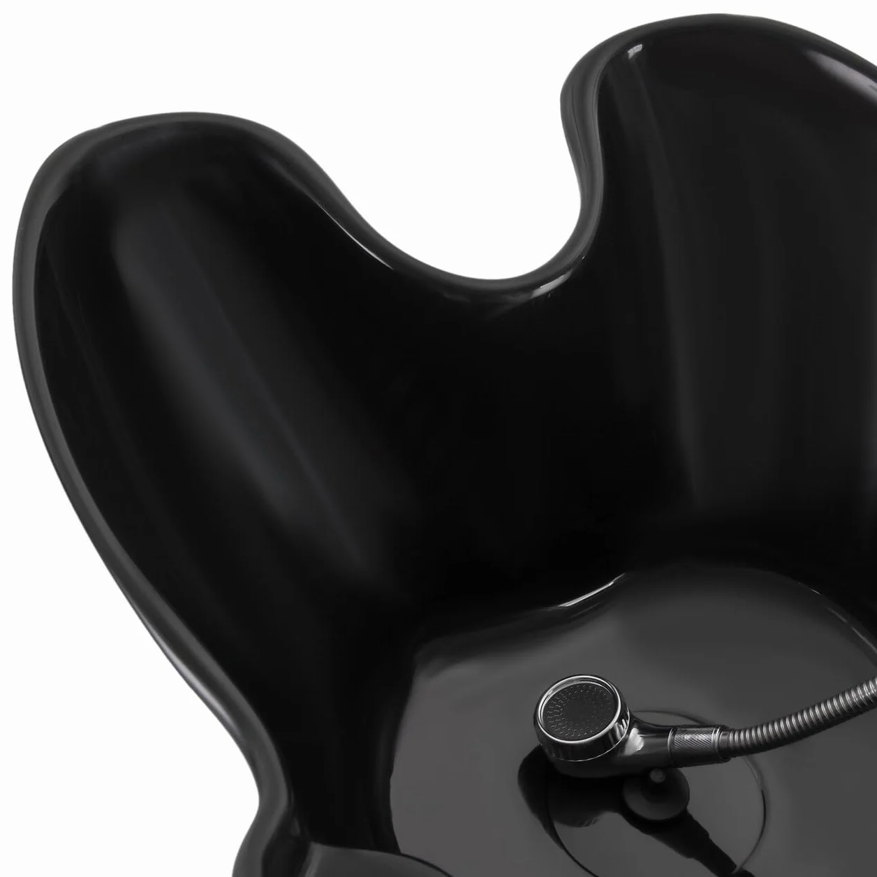 Lavabo de peluquería móvil con bomba, lavado de agua de altura, cuadrado, diseño ergonómico