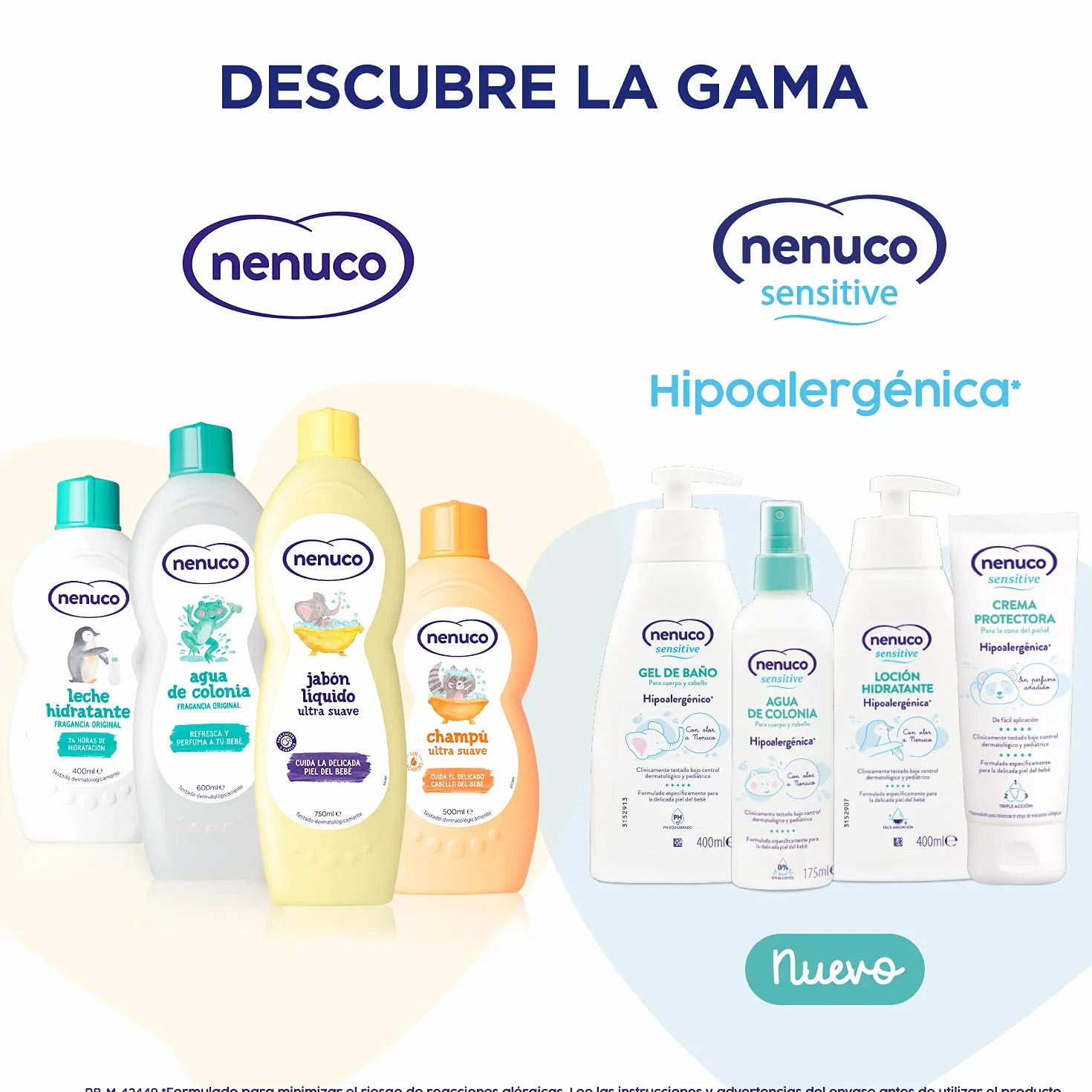 Nenuco Agua de Colonia para Bebés Recién Nacido 3 meses Fragancia Original Spray 240 ml