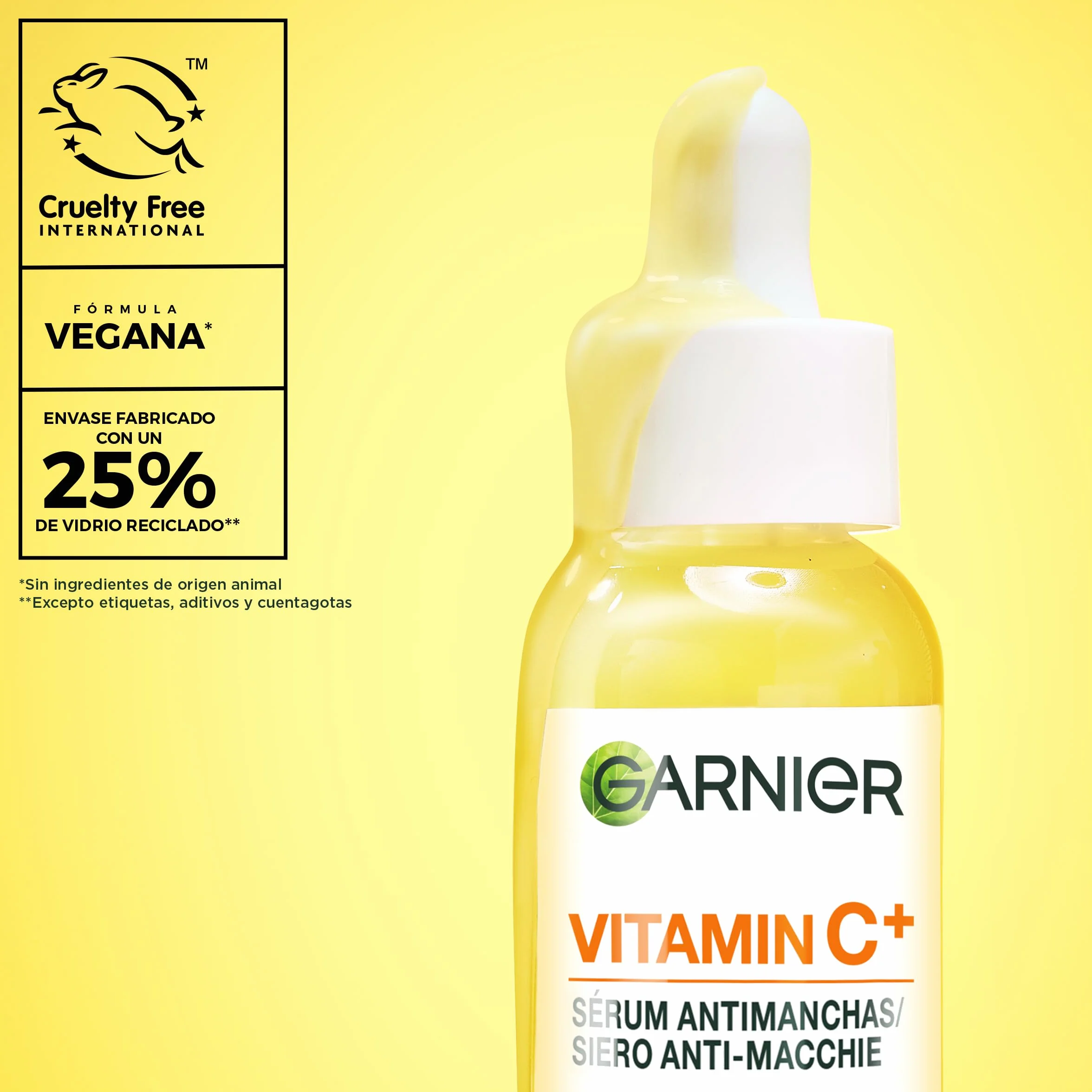 Garnier SkinActive Sérum Antimanchas Vitamina C 4% Niacinamida Ácido Salicílico Melasyl 30 ml