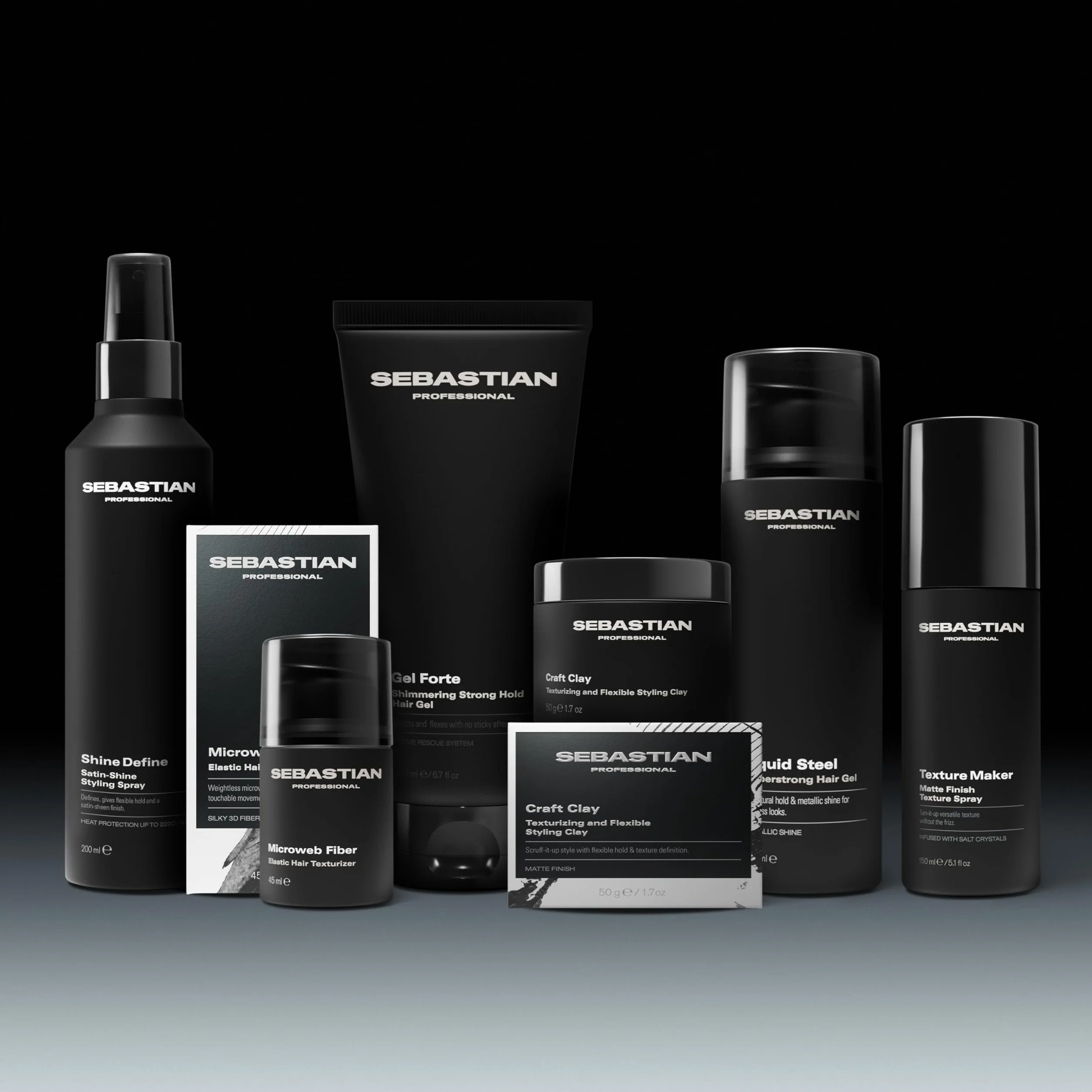 Sebastian Professional Craft Clay Arcilla Mate Texturizador Definidor Cabello Look Natural Fijación Textura Flexible 50g
