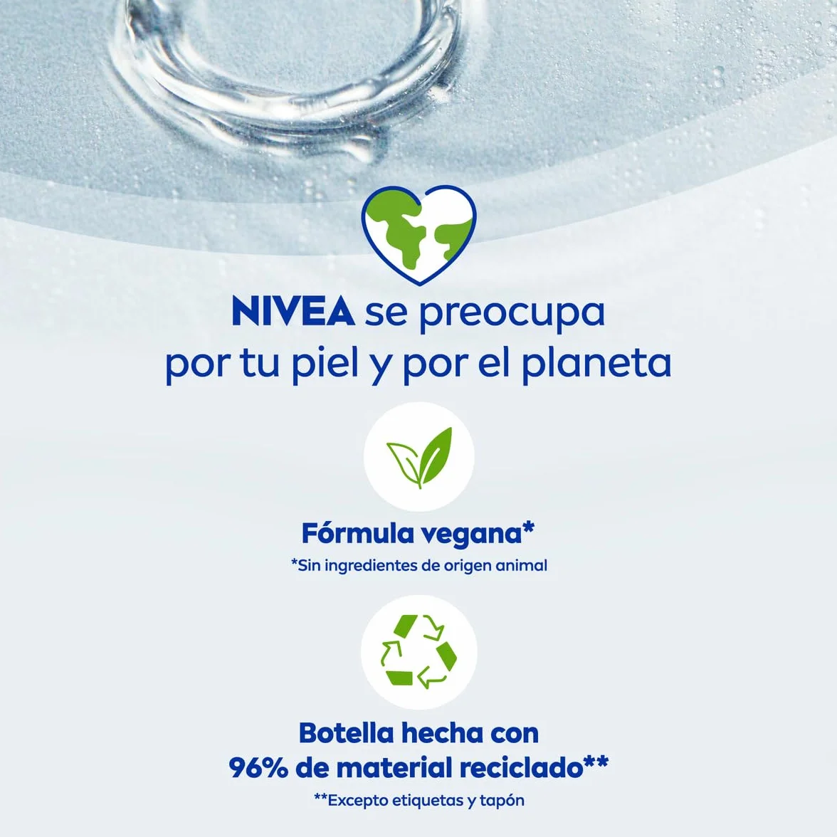 NIVEA Desmaquillador de Ojos Doble Acción 125 ml Líquido Desmaquillante para Contorno de Ojos Sensible