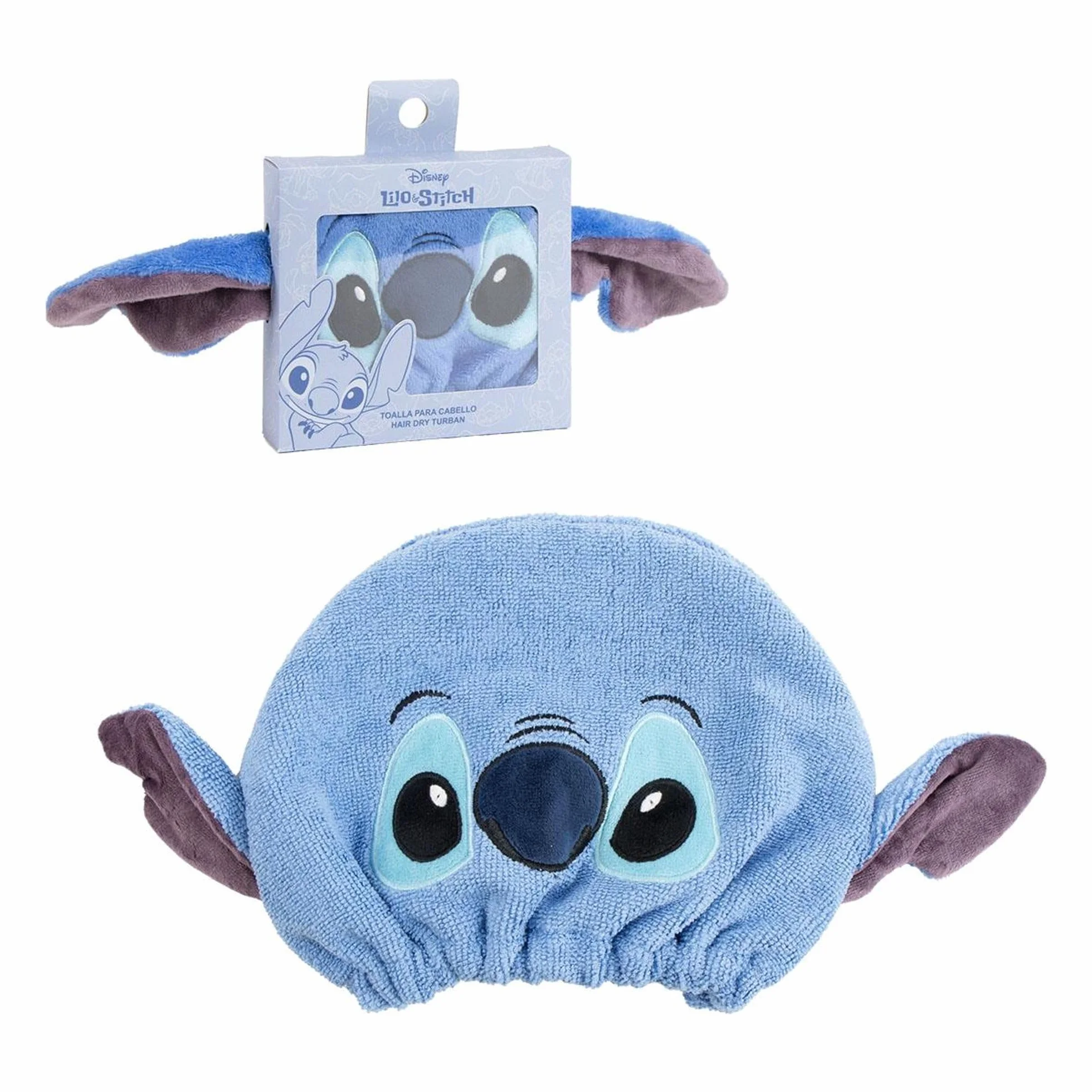 Toalla para Cabello Stitch Secado Rápido y Suave Absorbente Antideslizante