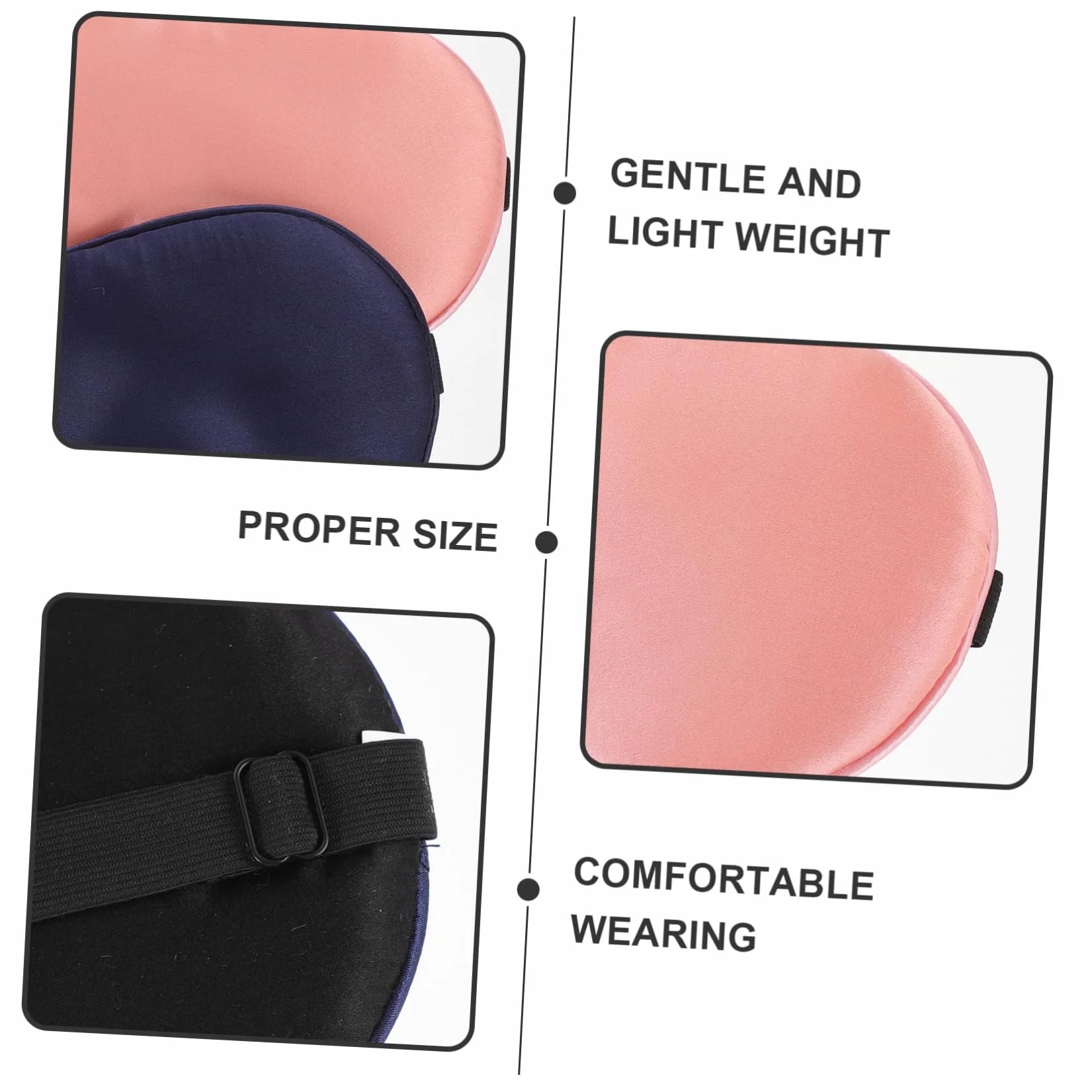 BESTYASH Antifaz De Seda Máscara De Apagón Viajar Máscaras Para Los Ojos Adulto Máscara Para Dormir Transpirable Cubierta De Ojos Para Dormir Máscaras Para Dormir 2 Piezas X 4