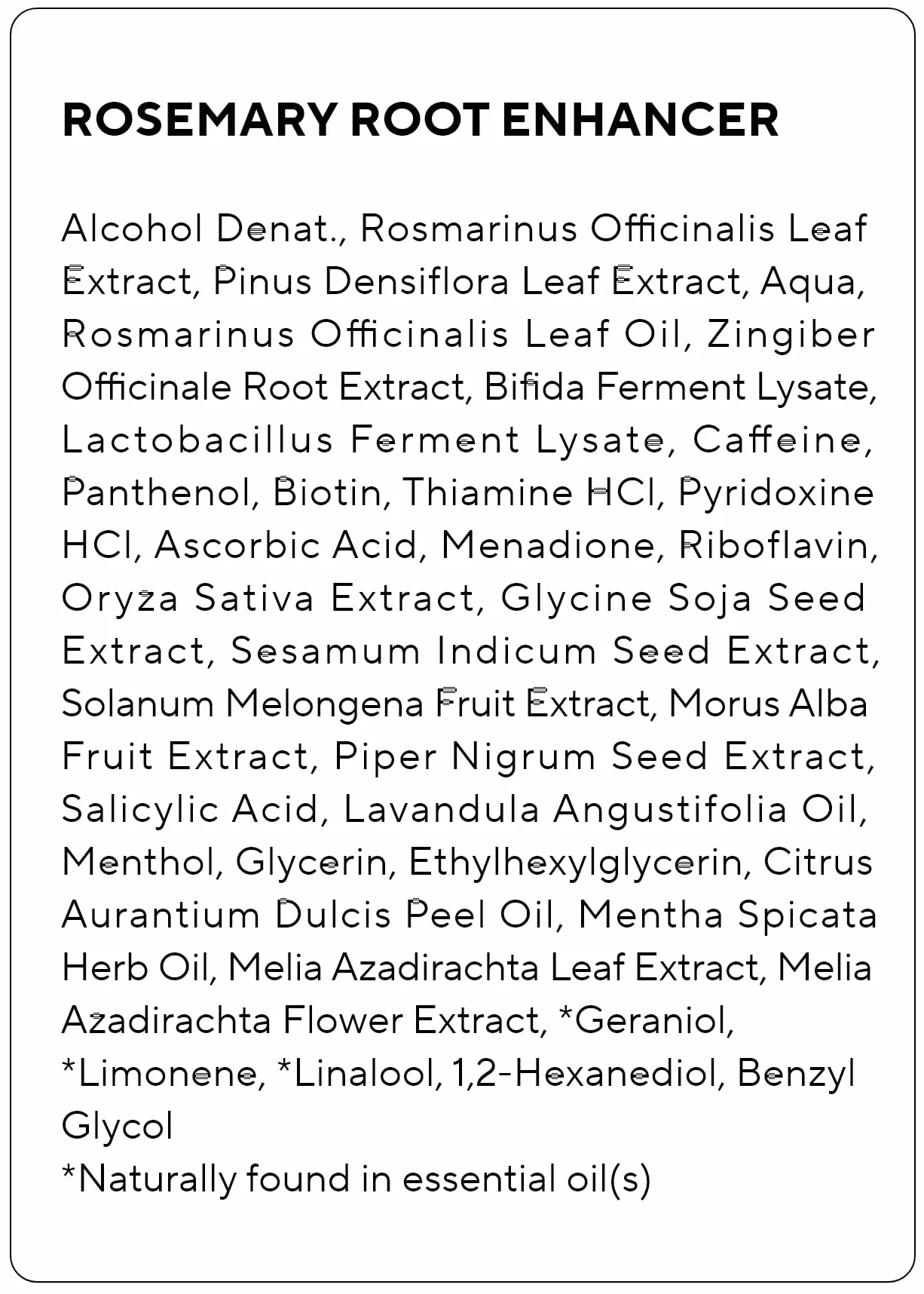 AROMATICA Potenciador de raíz de romero 3.38oz/100ml Spray nutritivo para el cuero cabelludo