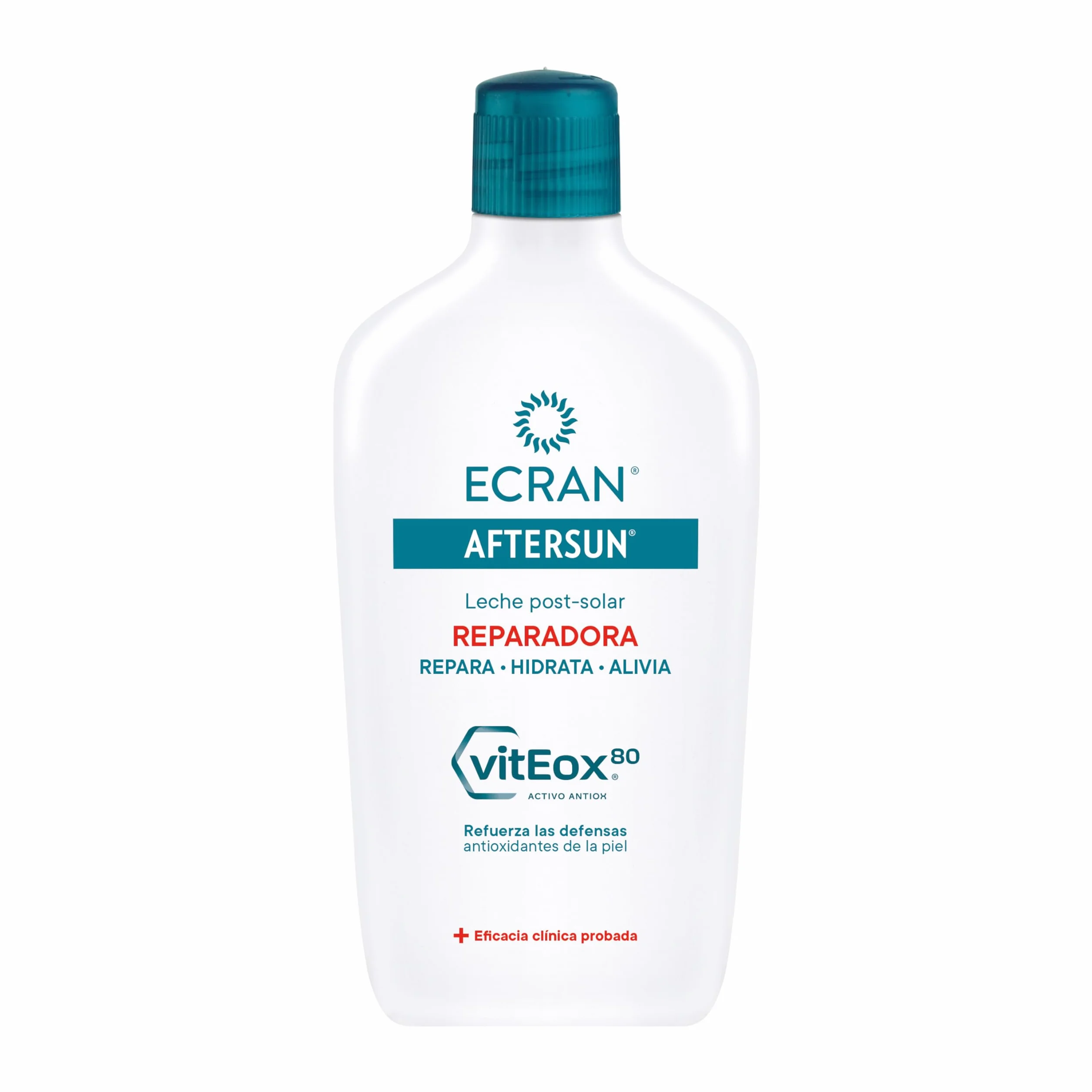 Ecran Aftersun Leche Post Solar Reparadora 400 ml Hidrata Calma Alivia Repara