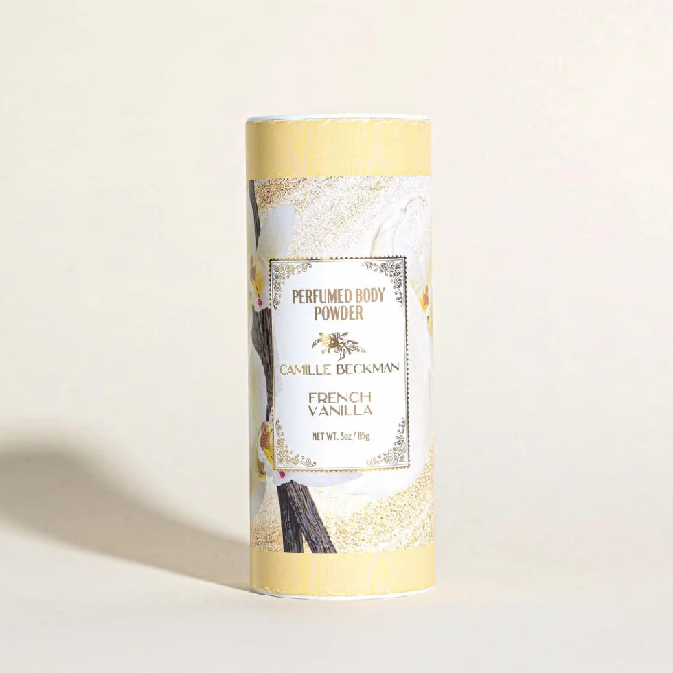 Camille Beckman Perfumed Body Powder French Vanilla 3 Ounce
