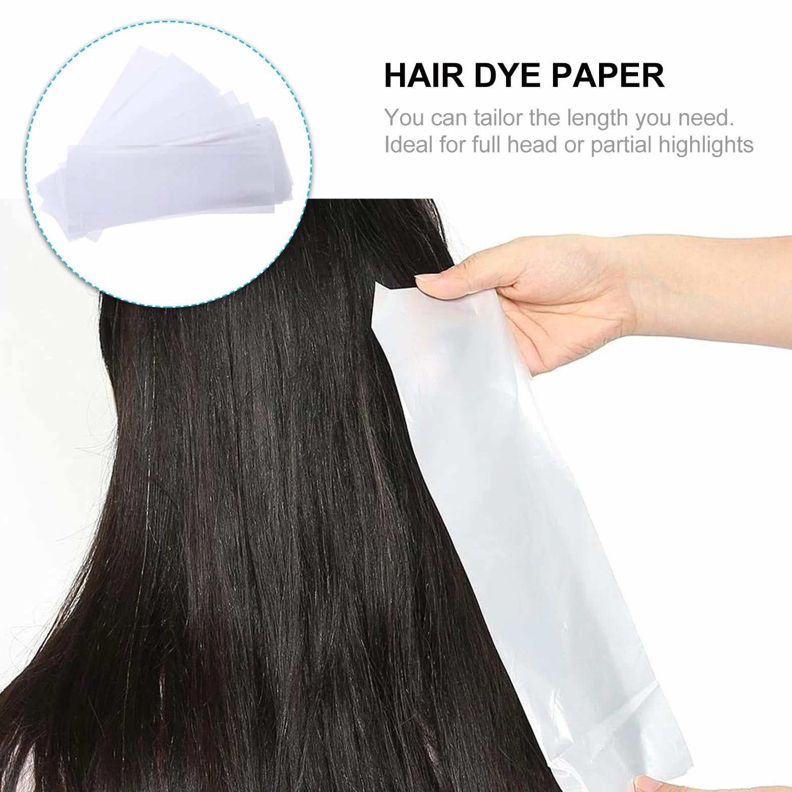 Papel Aislamiento Protección Calor 200 para Teñir Cabello Blanco