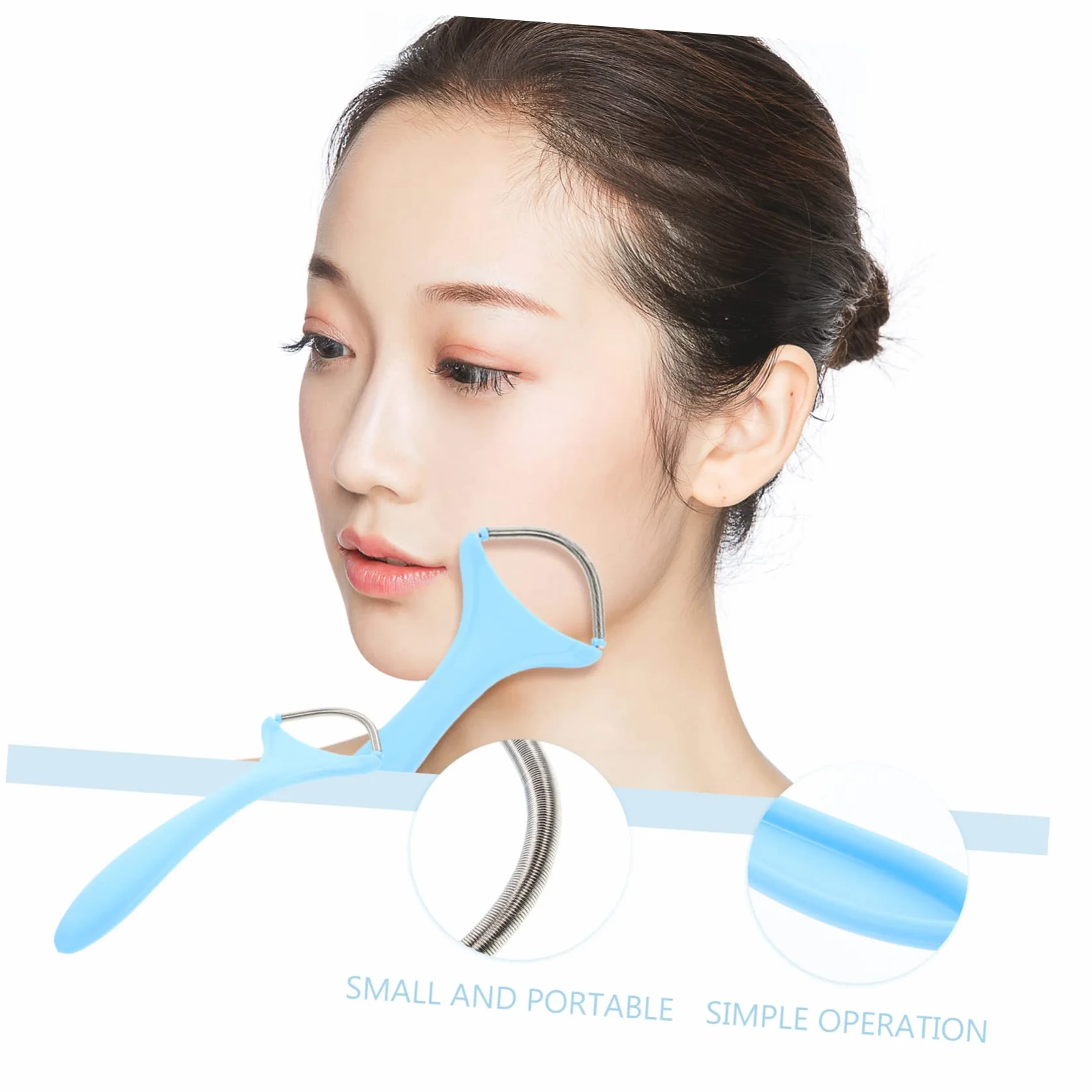 Mikinona 3piezas Removedor De Facial Manual Herramienta Portátil De Hilo Para Labios y Cara Eliminación De y Duradera Diseño Ergonómico Mango Antideslizante Para Chin Mejillas y