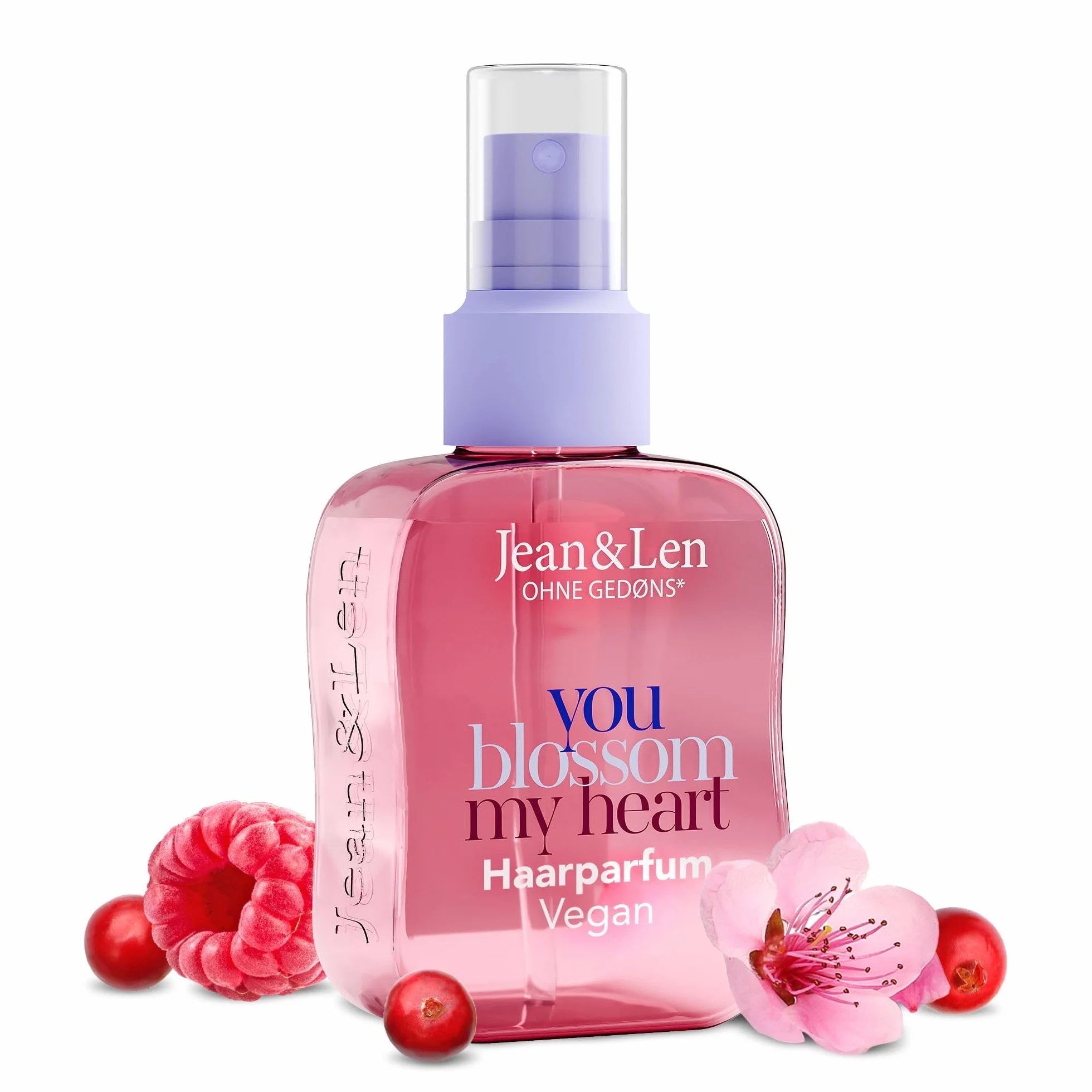 Jean & Len You Blossom My Heart Perfume Capilar 105 ml Fragancia Flores Frutos Rojos Vegano