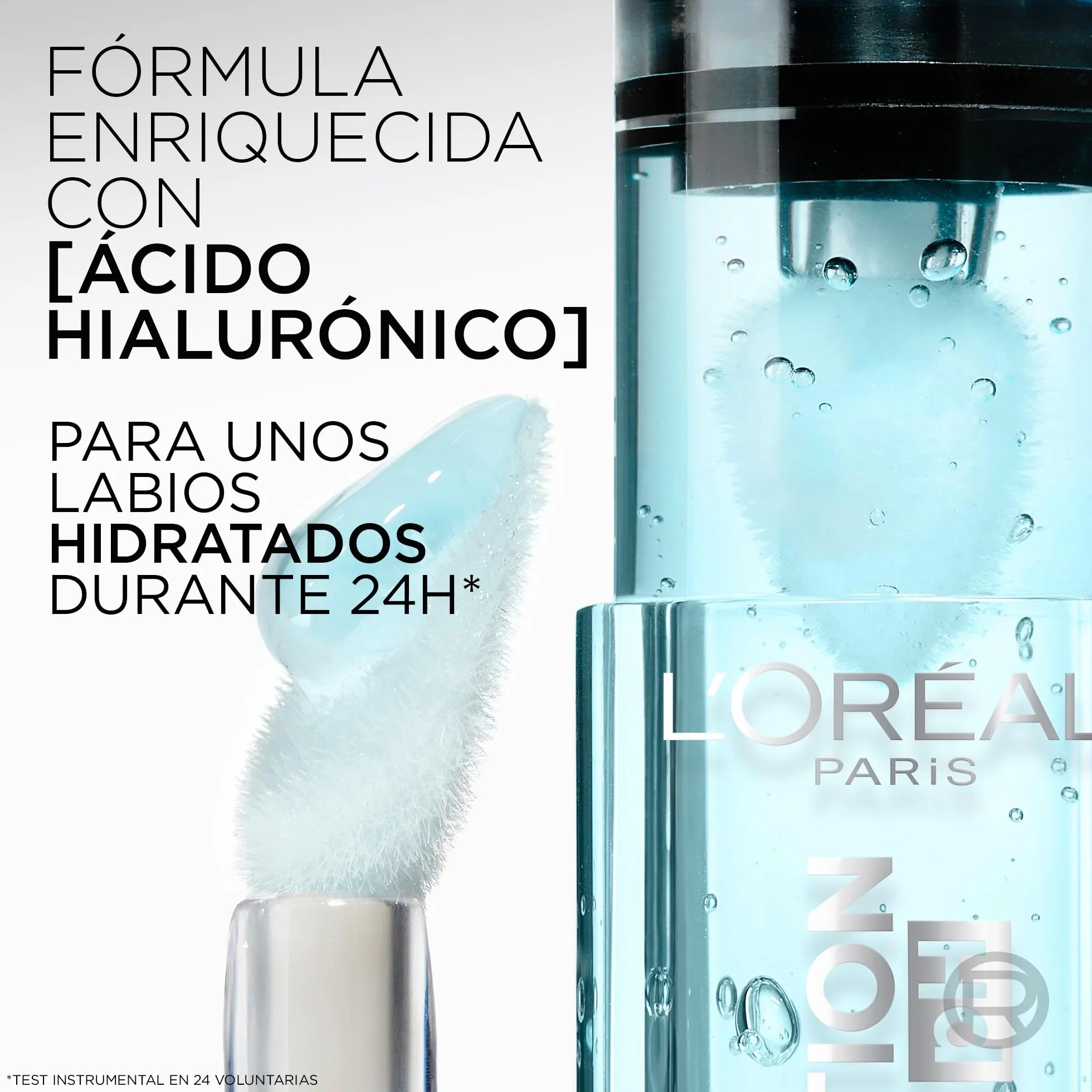 L'Oreal Paris Aceite Labial Voluminizador Plump Ambition Tono 113 Cristal Ice 5ml