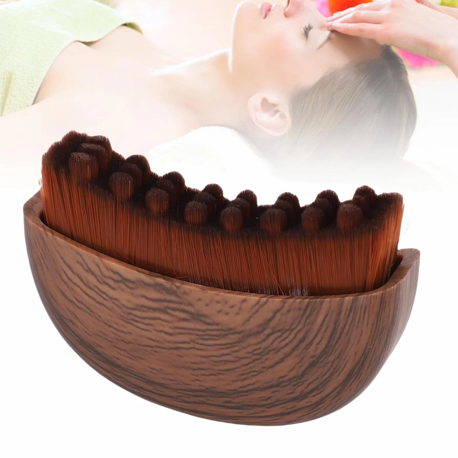 Denash Cepillo Facial Linfático Drenaje de Precisión Masajeador Cepillado Seco para Esculpir Cuello Barbilla Cara