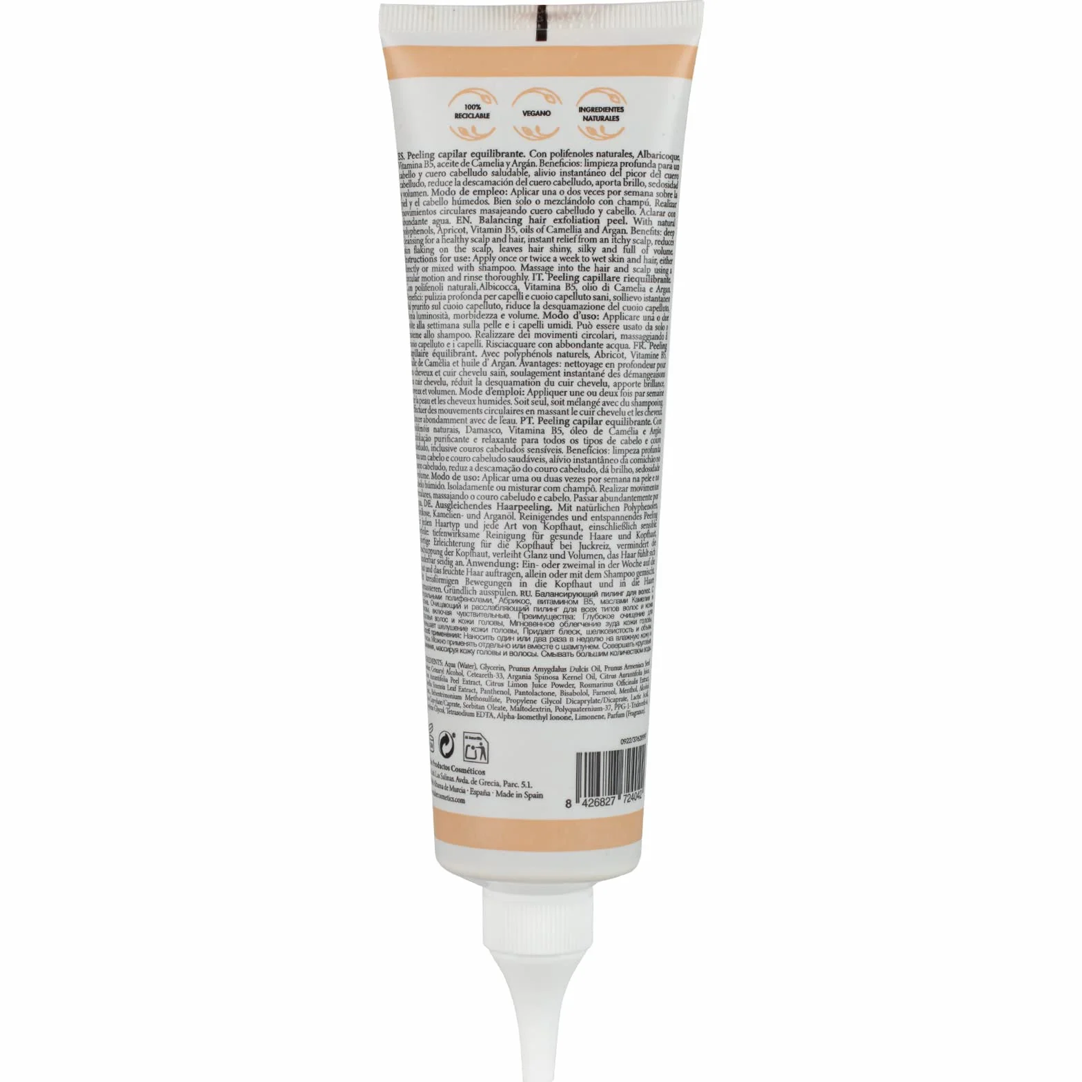 Tahe Nature Peeling capilar equilibrante exfoliante purificante 150 ml