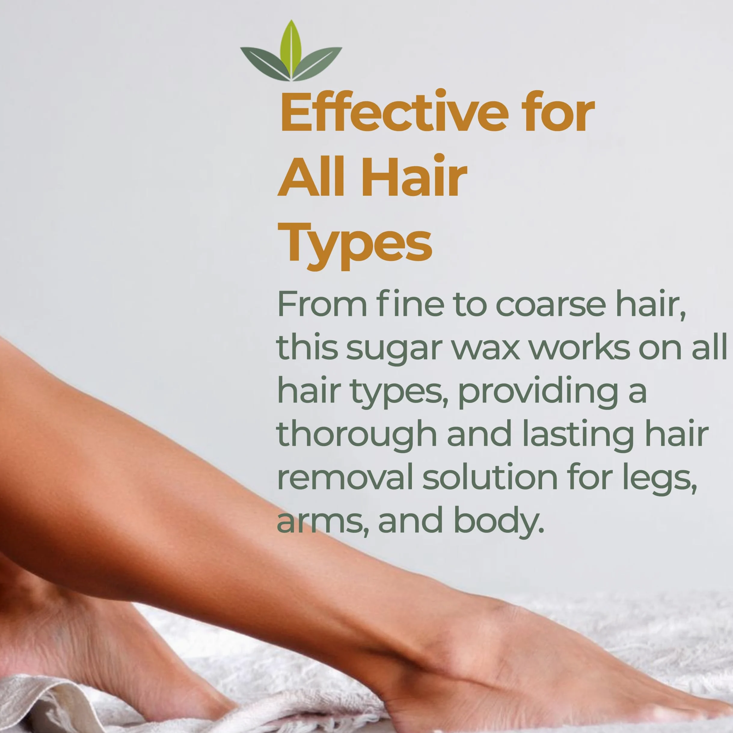 Nature'S Sugar - Nature's Sugar Wax - Pasta de depilación multiusos para piernas, espalda, brazos y pecho, 35 onzas para principiantes, para todo tipo de piel, vegana y libre de crueldad animal