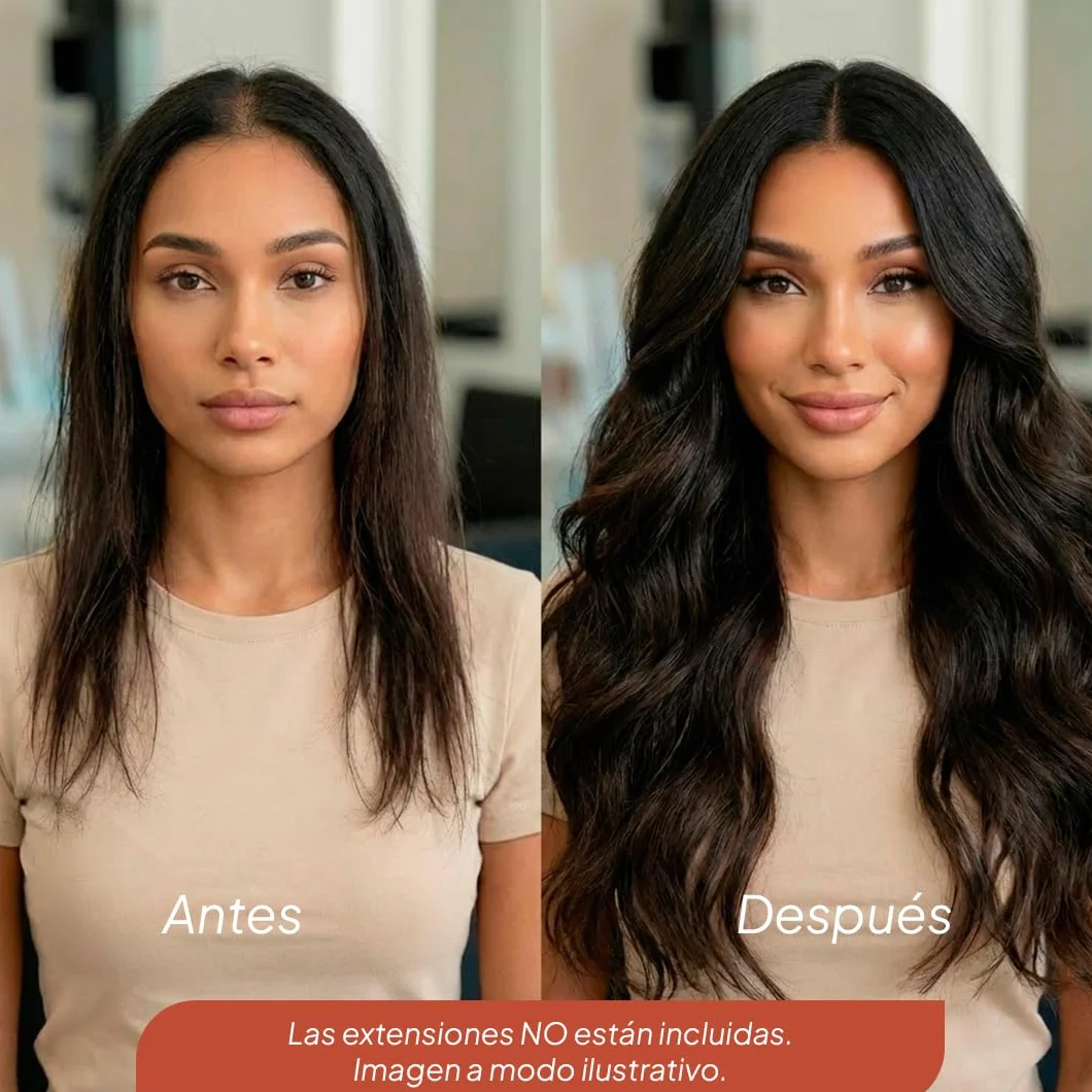 Adhesivo de Queratina para Extensiones de Cabello y Pelucas, 10 Rollos de 3,2 m, Resistente al Agua y al Calor (Marrón)