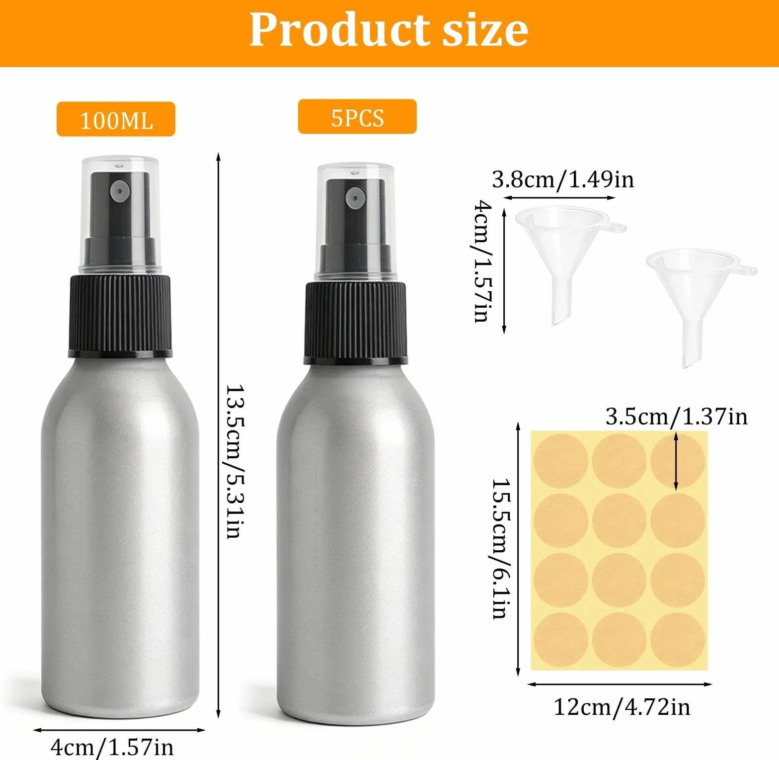 Pulverizador Agua 100 Ml Botella Atomizador Pequeña Niebla Fina Multiusos