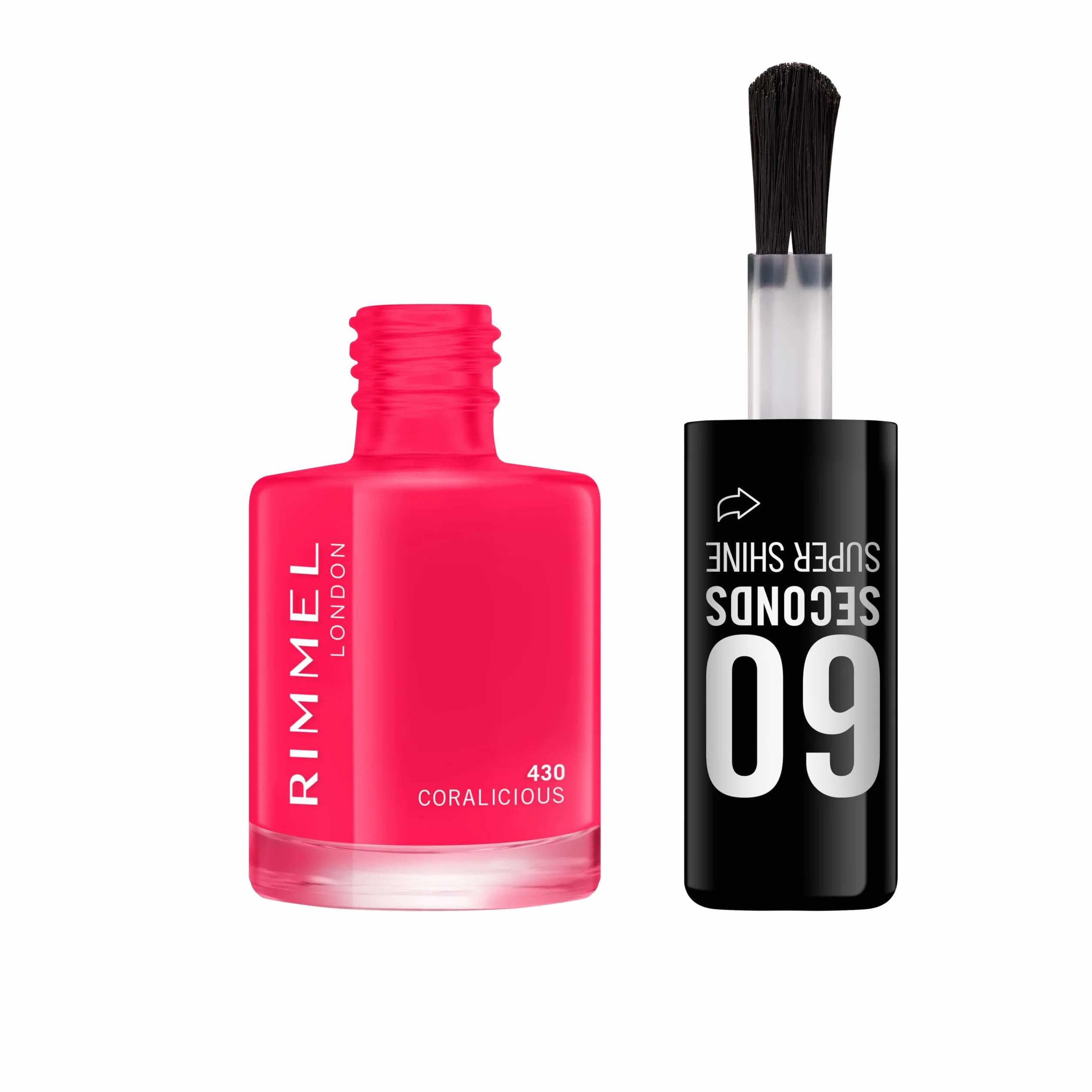 Rimmel London 60 Seconds Super Shine Esmalte de Uñas Coralicious 430