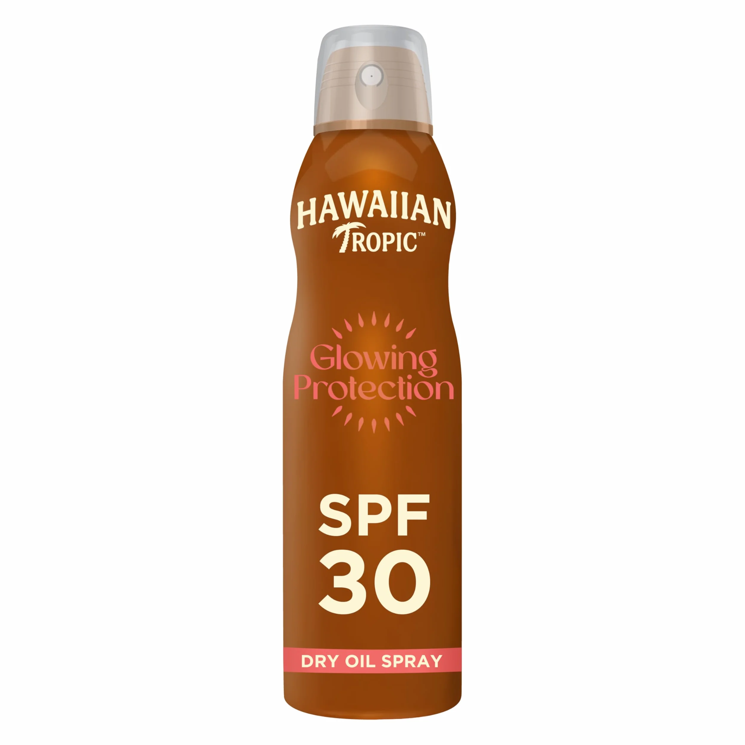 Hawaiian Tropic Aceite Protector Solar Glowing Protection SPF 30 Bruma Aceite Seco Bronceador 180 ml