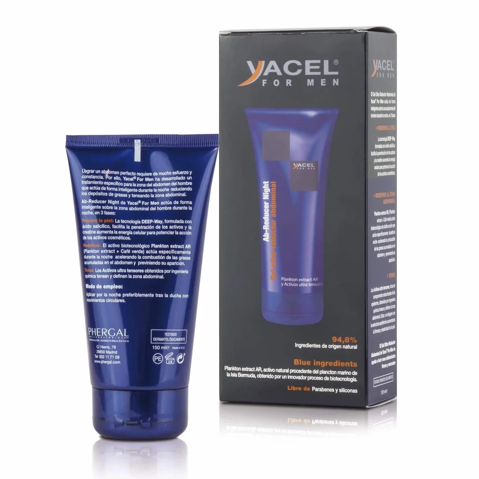 Yacel AB-Reducer Night Gel Ultra Reductor Abdominal y Quemagrasas 150ml