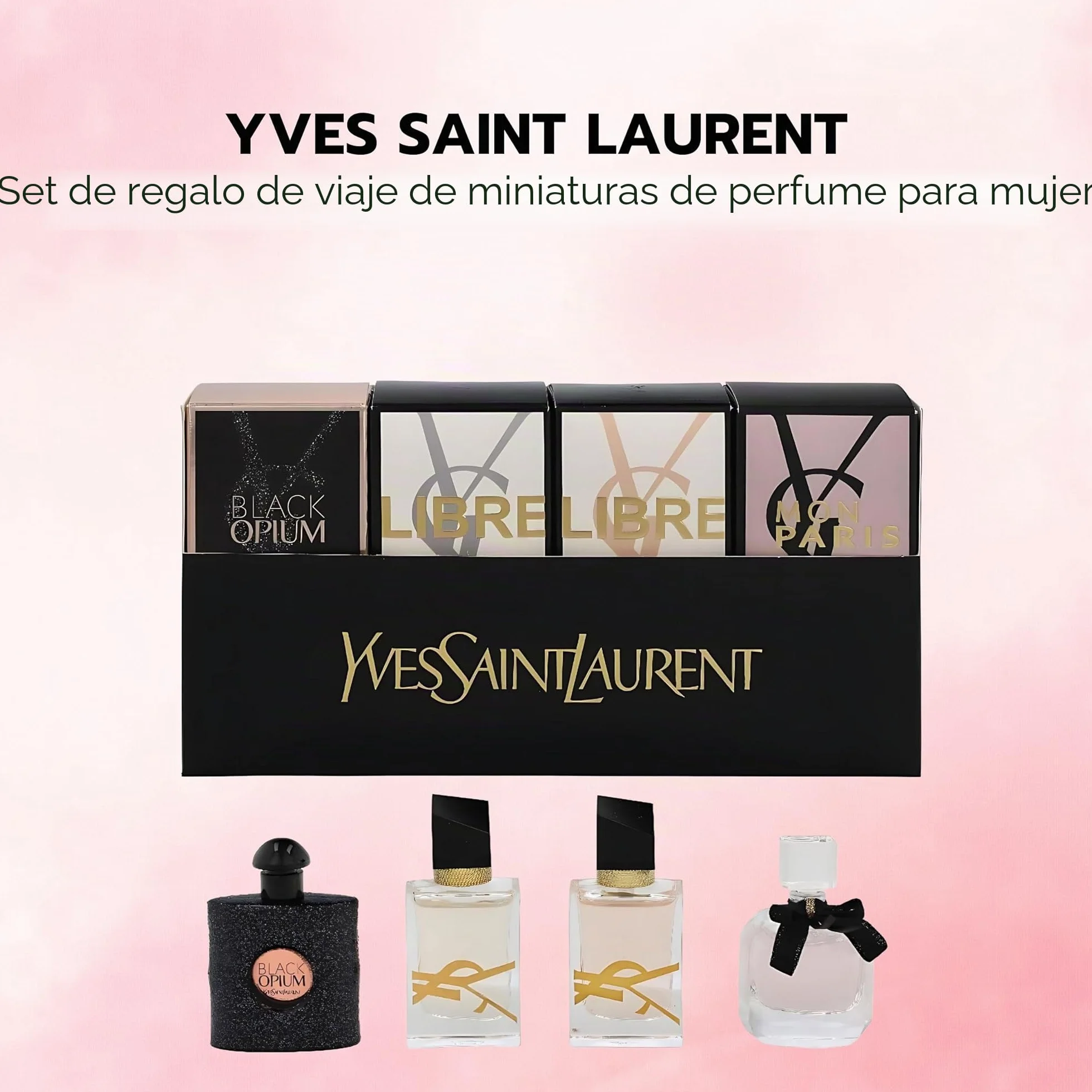 Yves Saint Laurent Miniature Gift Set 7.5ml Libre EDT EDP Mon Paris Black Opium