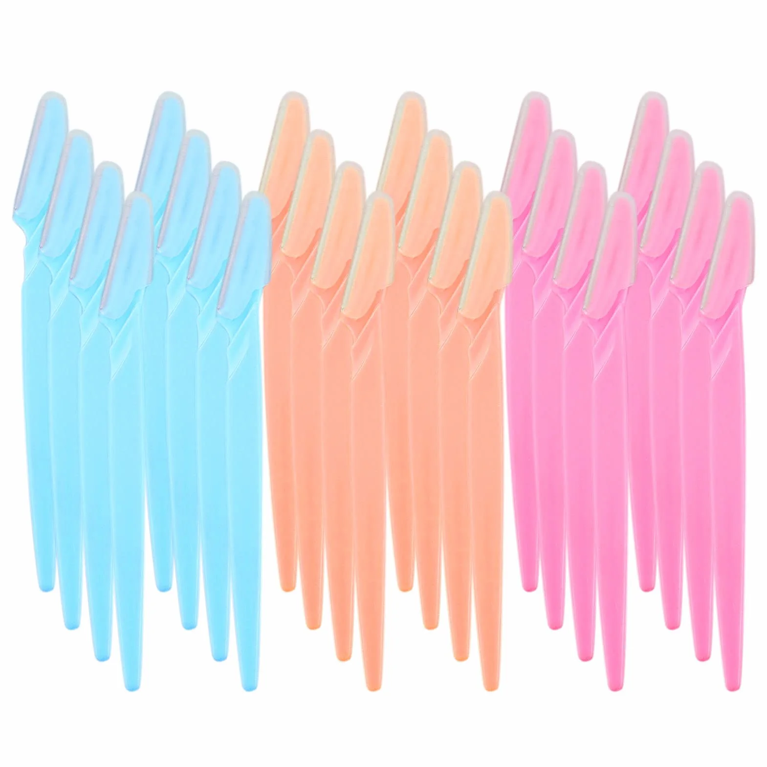 24 Piezas Afeitadoras De Cejas Afeitadoras Faciales Para Mujeres Y Hombres, Quitamanchas De Pelo (24 Unidades)