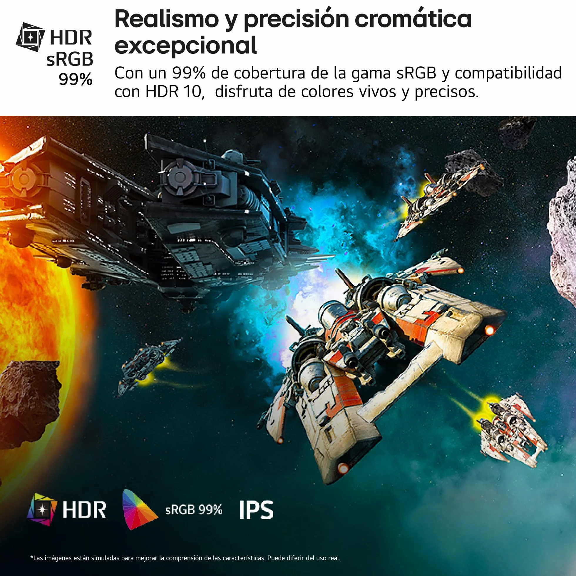 LG 24G411A-B Monitor Gaming Ultragear 23,8" IPS Full HD 144Hz 1ms G-Sync FreeSync HDR10 Pivotable Altura Ajustable Negro