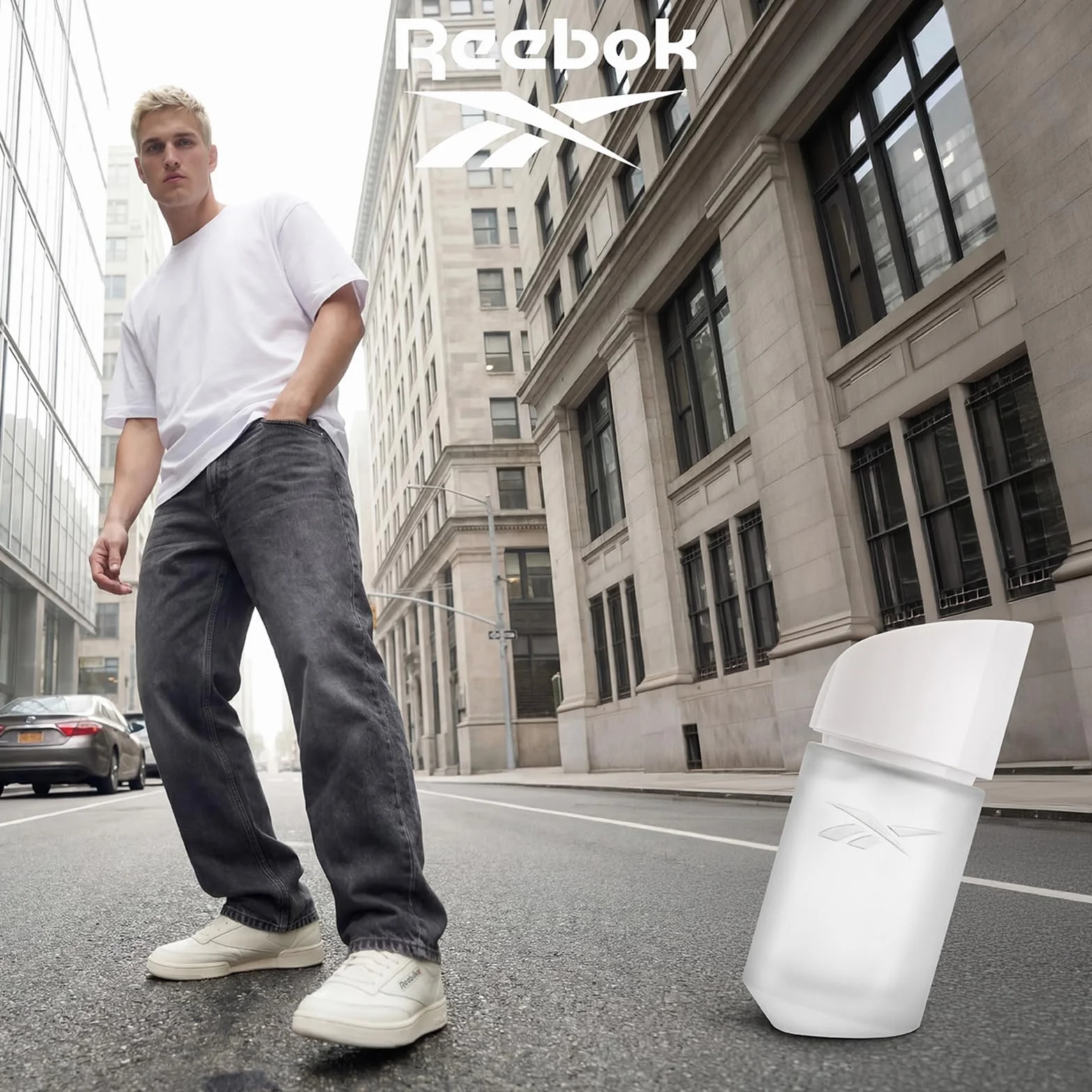 Reebok Iconic Statement White Eau de Parfum 100ml y Shower Gel 200ml Set 2 Piezas para Mujer y Hombre